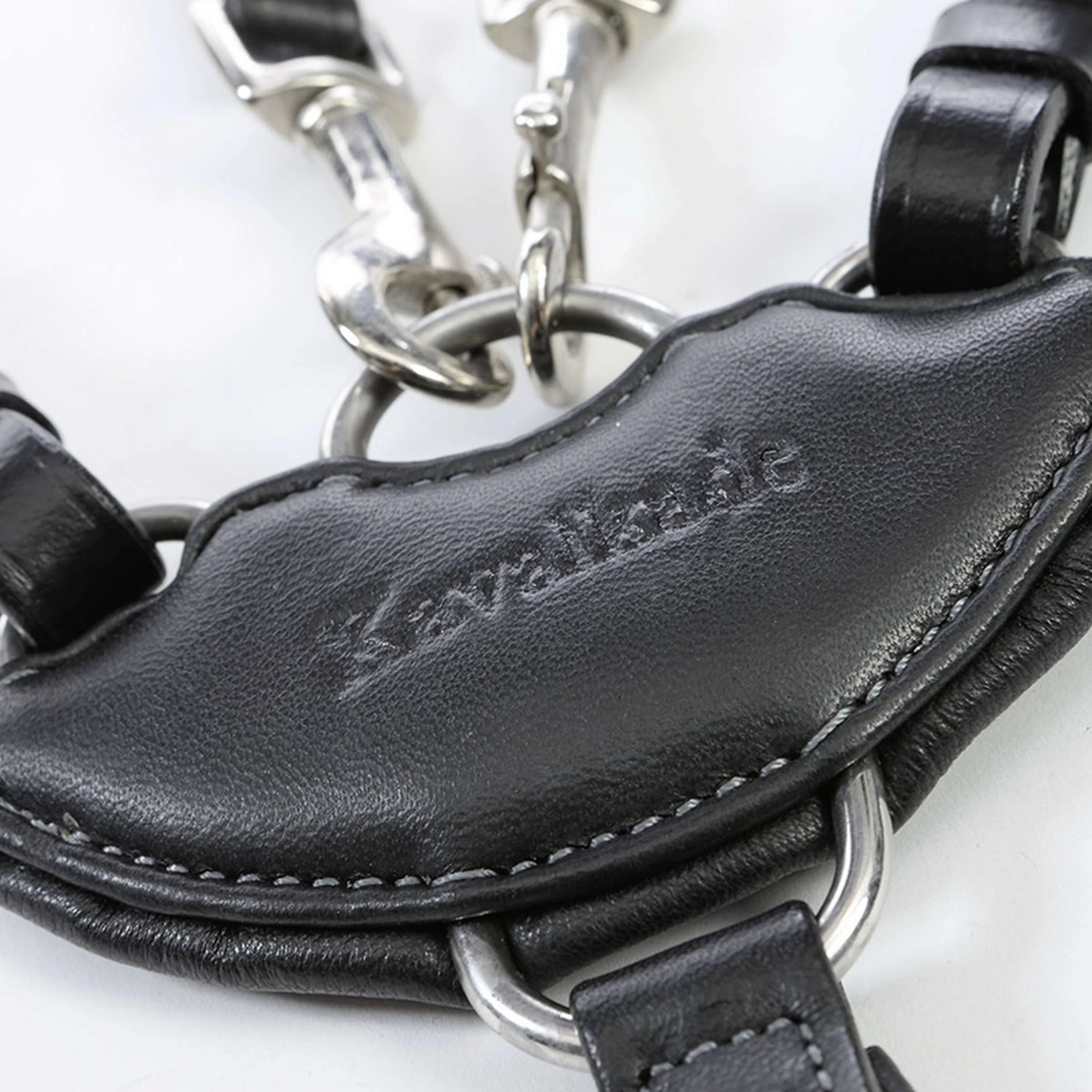 Kavalkade Collier de Chasse Dekor Cuir Doux Noir - Image 2