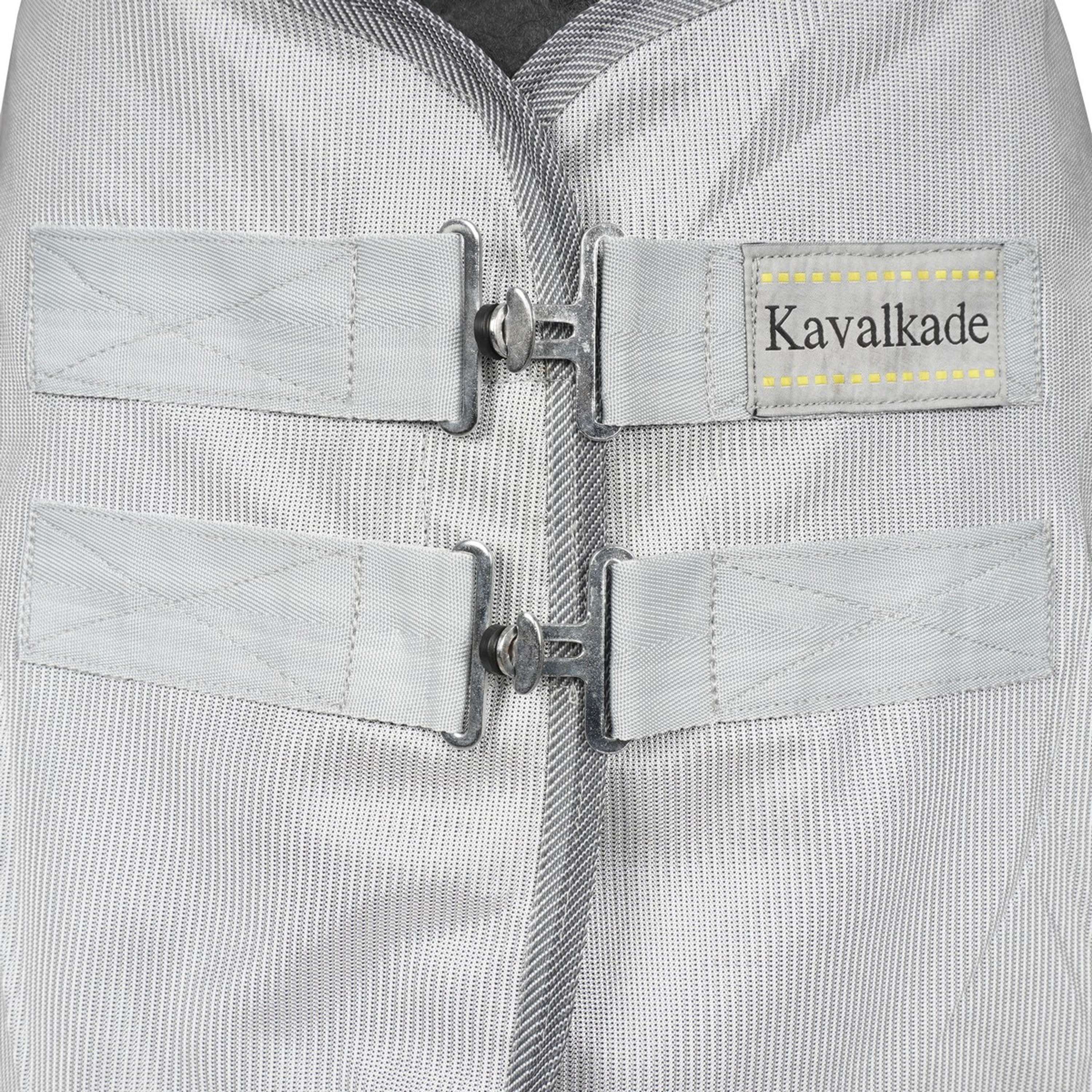 Kavalkade Couverture Anti-Mouches avec Couvre-cou Amovible Gris - Image 5