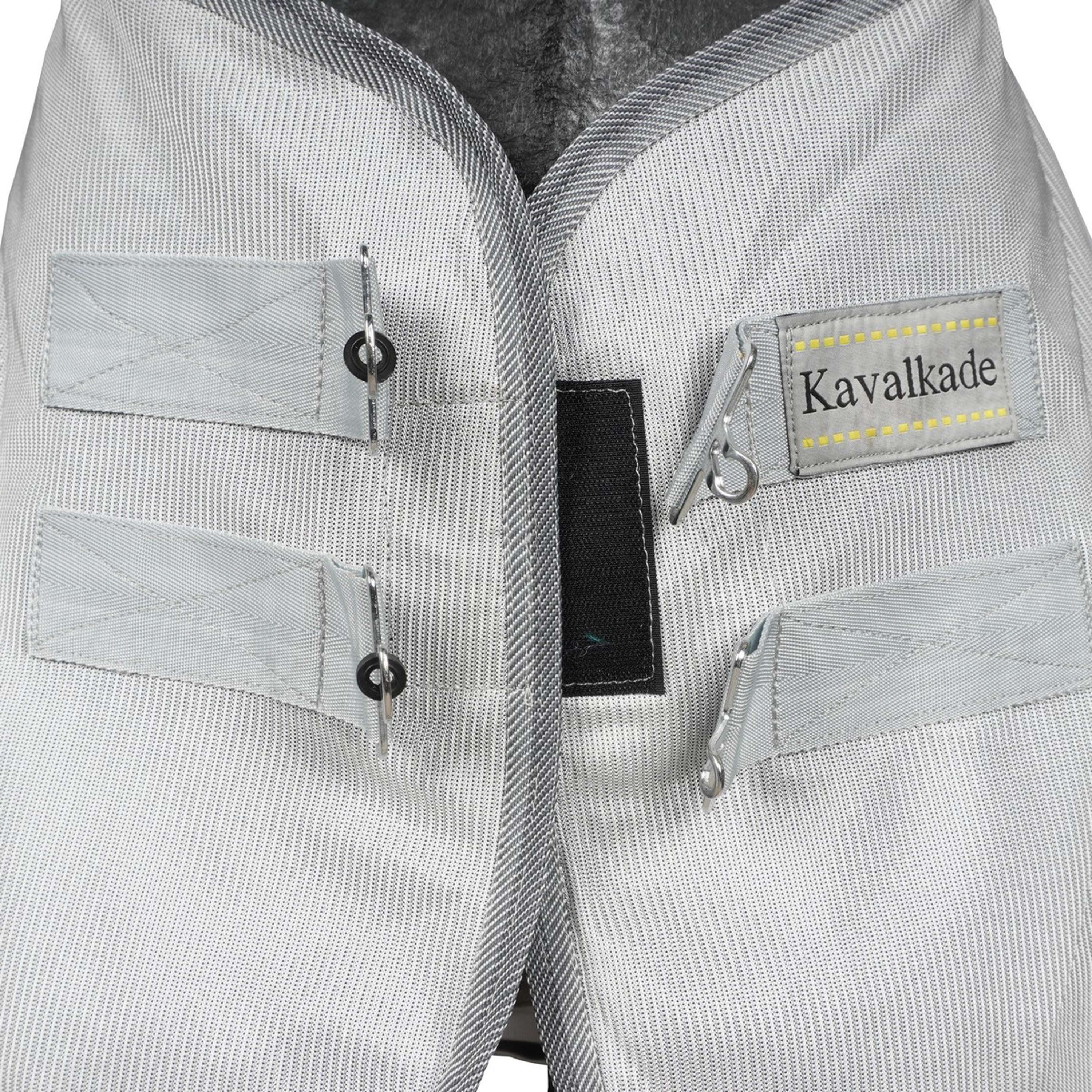 Kavalkade Couverture Anti-Mouches avec Couvre-cou Amovible Gris - Image 6