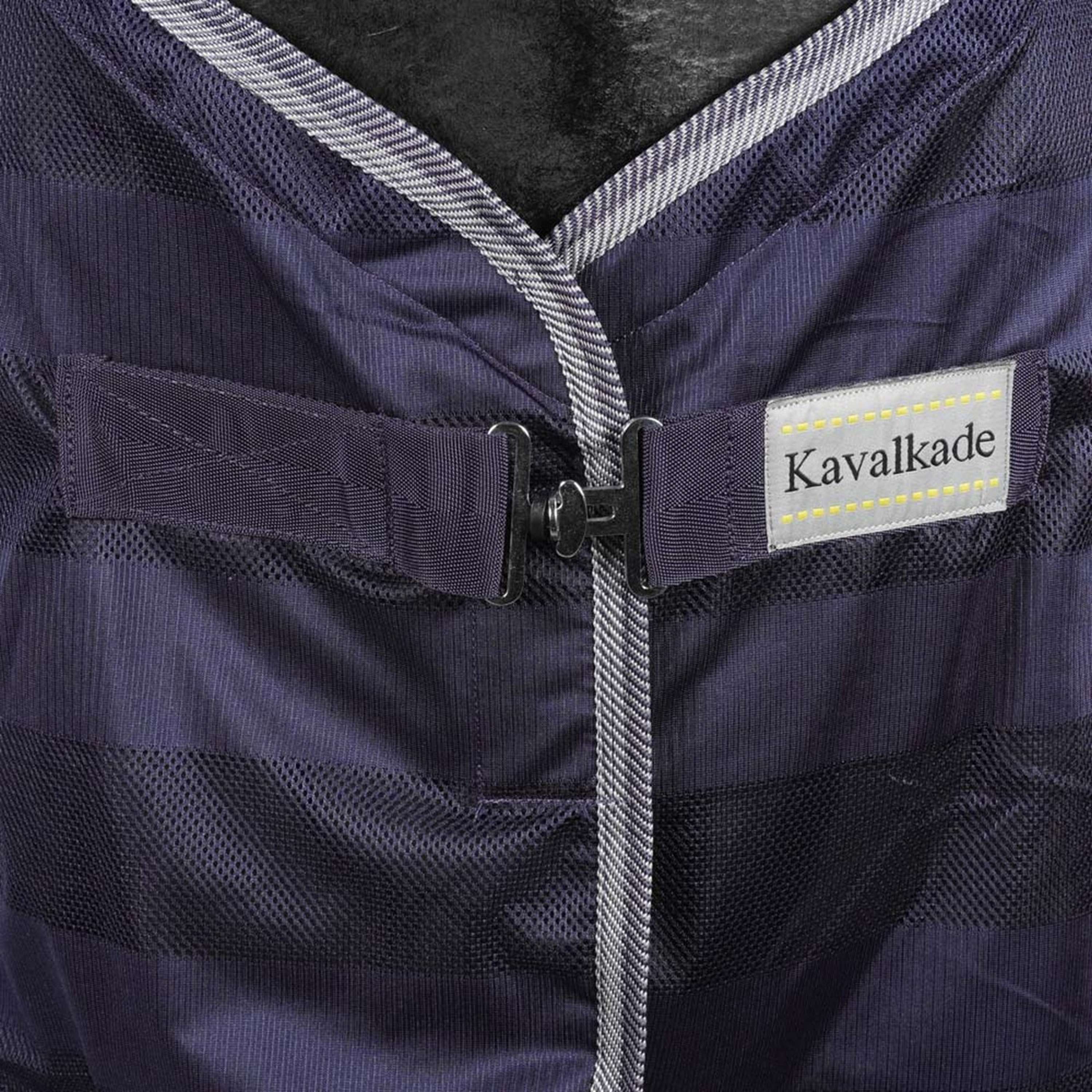 Kavalkade Couverture Anti-Mouches Stripe Marin - Image 4