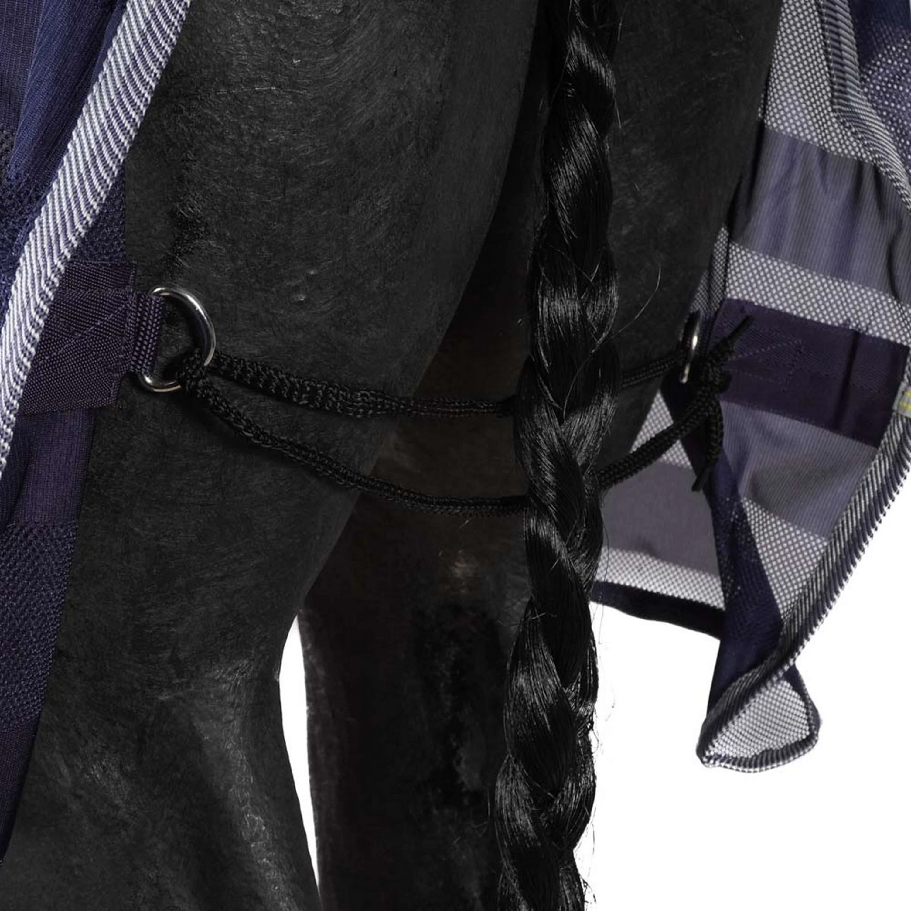 Kavalkade Couverture Anti-Mouches Stripe Marin - Image 7