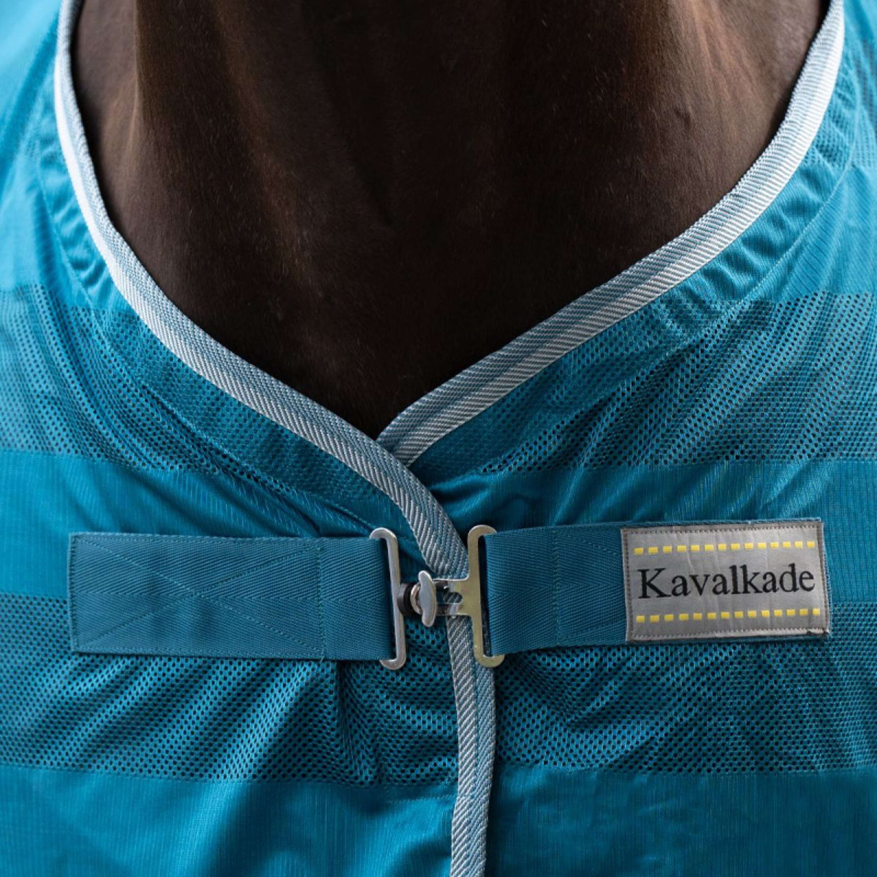 Kavalkade Couverture Anti-Mouches Stripe Petrol - Image 2