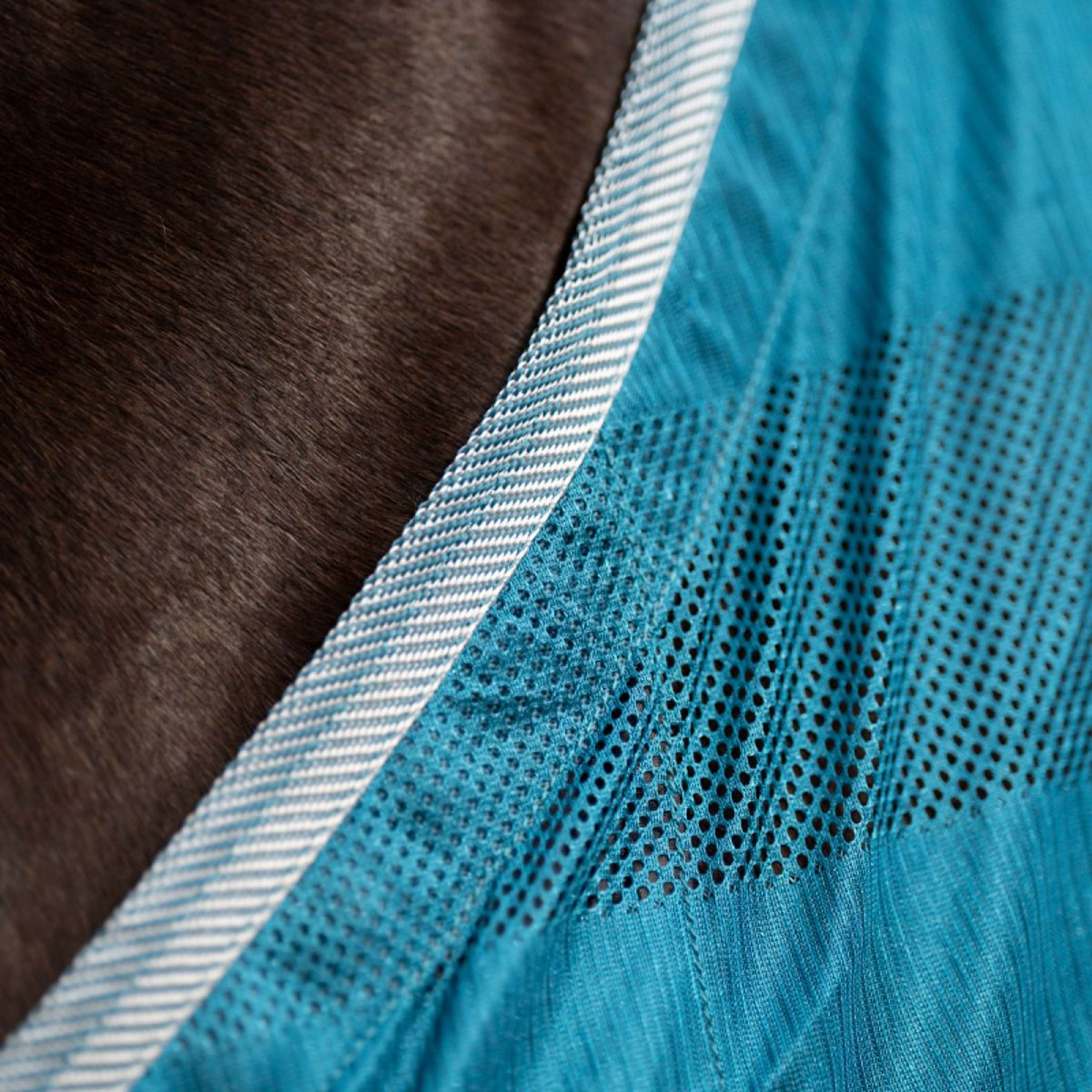 Kavalkade Couverture Anti-Mouches Stripe Petrol - Image 4