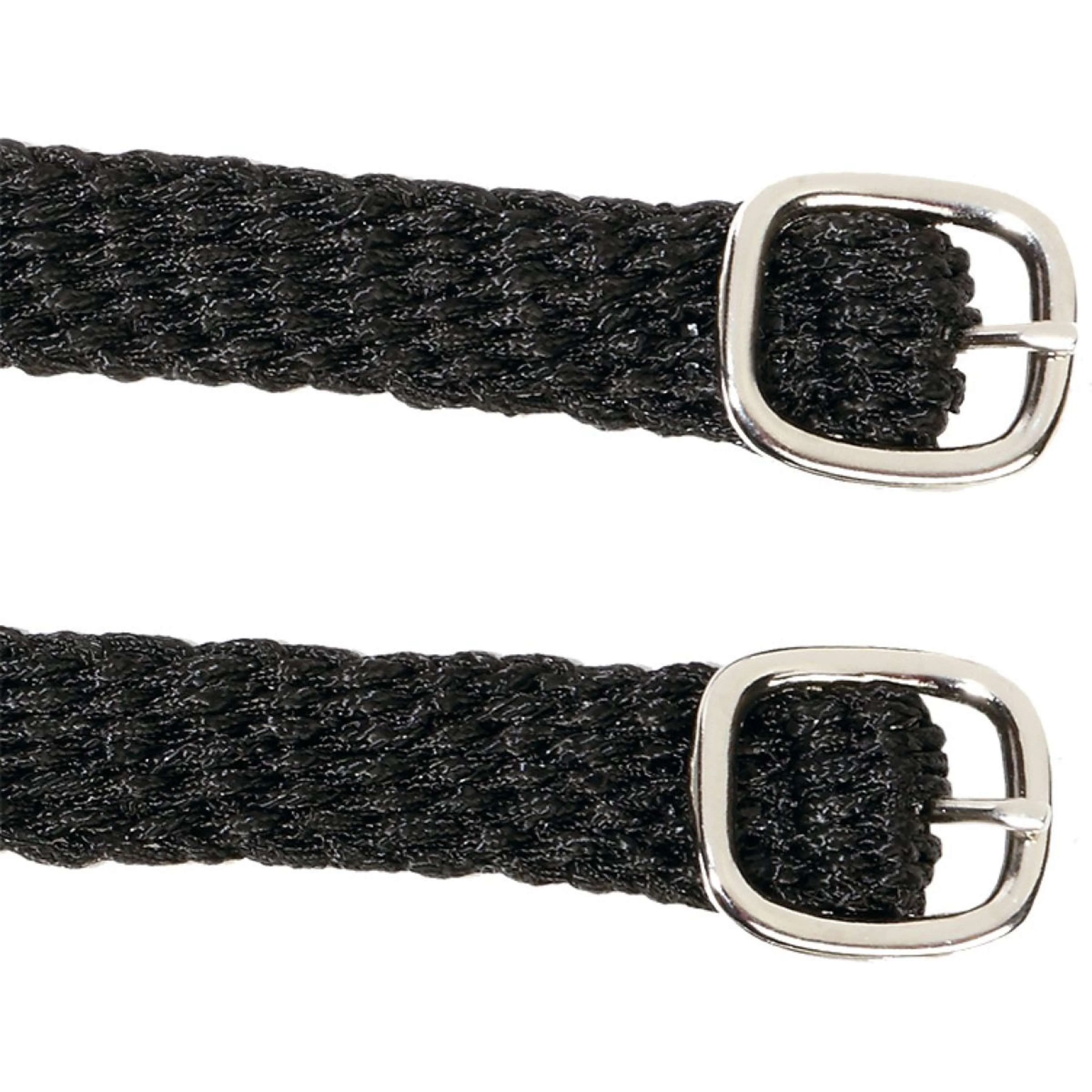 Kavalkade Lanières pour Éperons Tressé Nylon Noir - Image 2