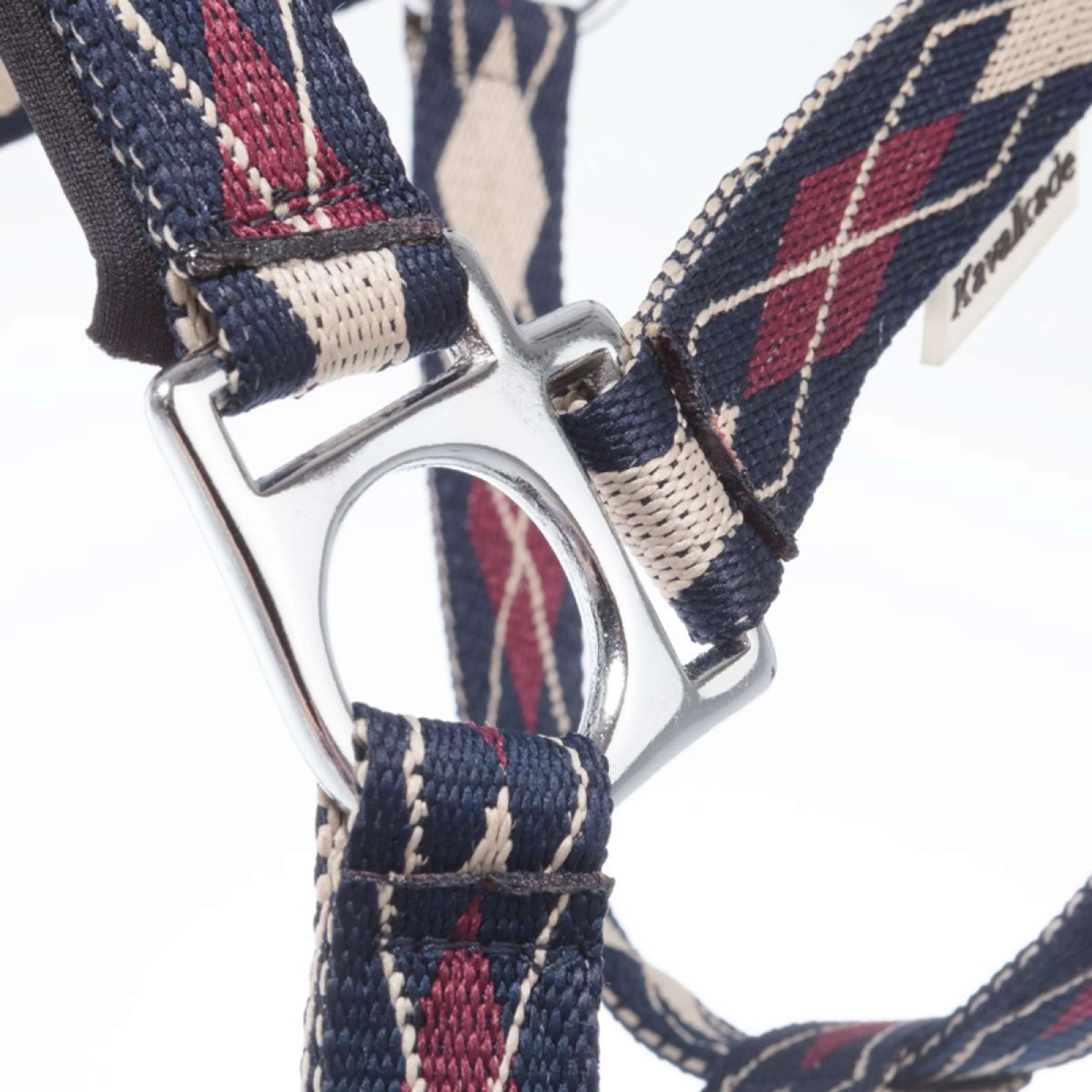 Kavalkade Licol Classic Raute Bleu/Creme/Bordeaux - Image 4