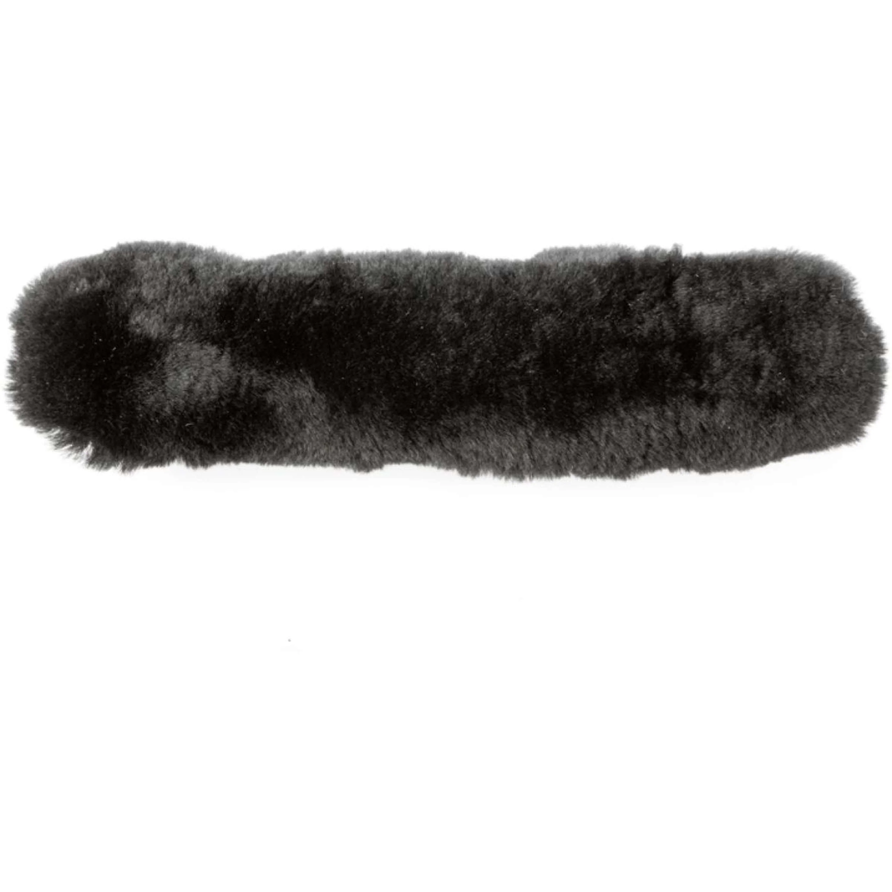 Kavalkade Protection Têtière/Muserolle Memory Peau d'Agneau 2 Velcro Noir - Image 2