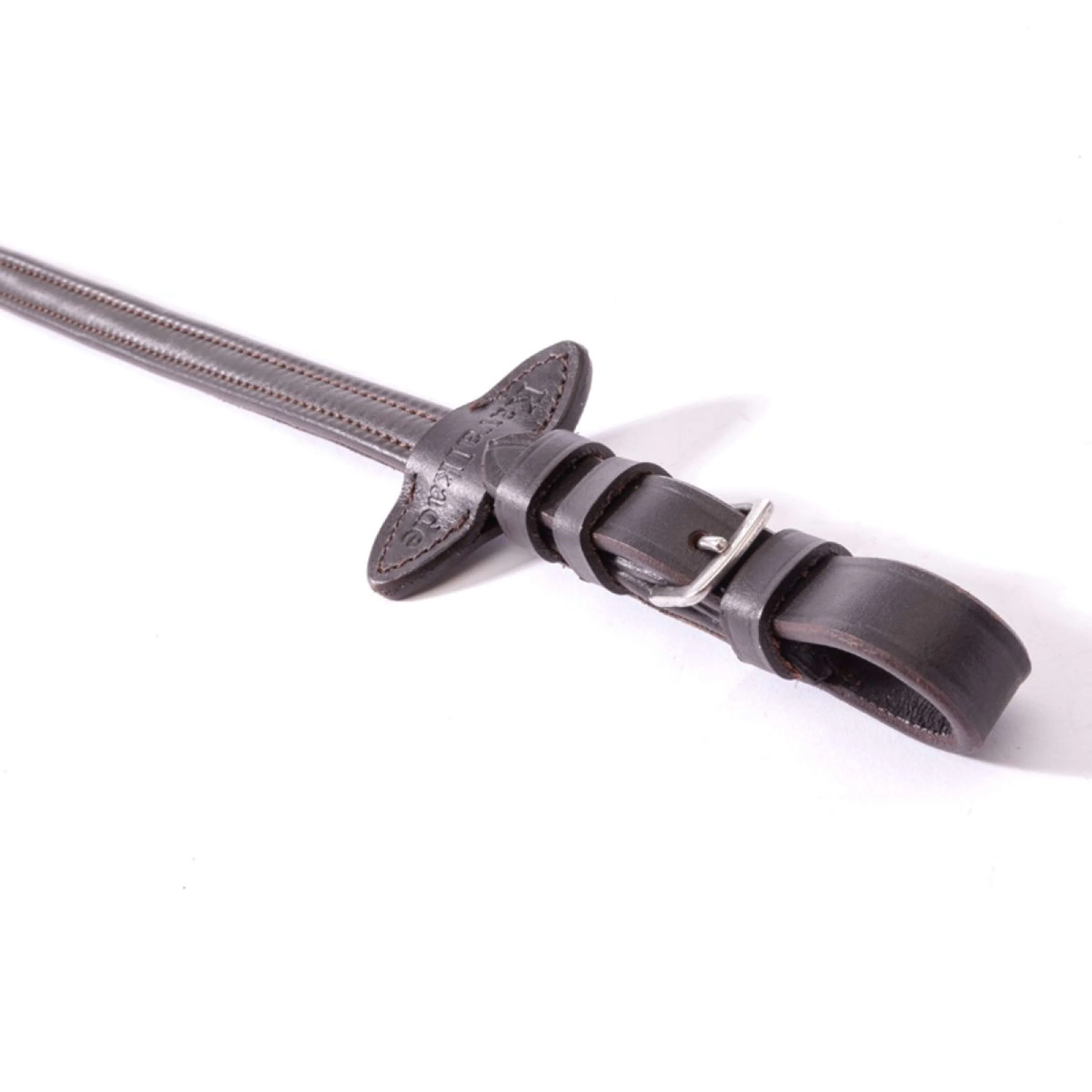 Kavalkade Rênes Cuir Doux Étroit Marron - Image 3