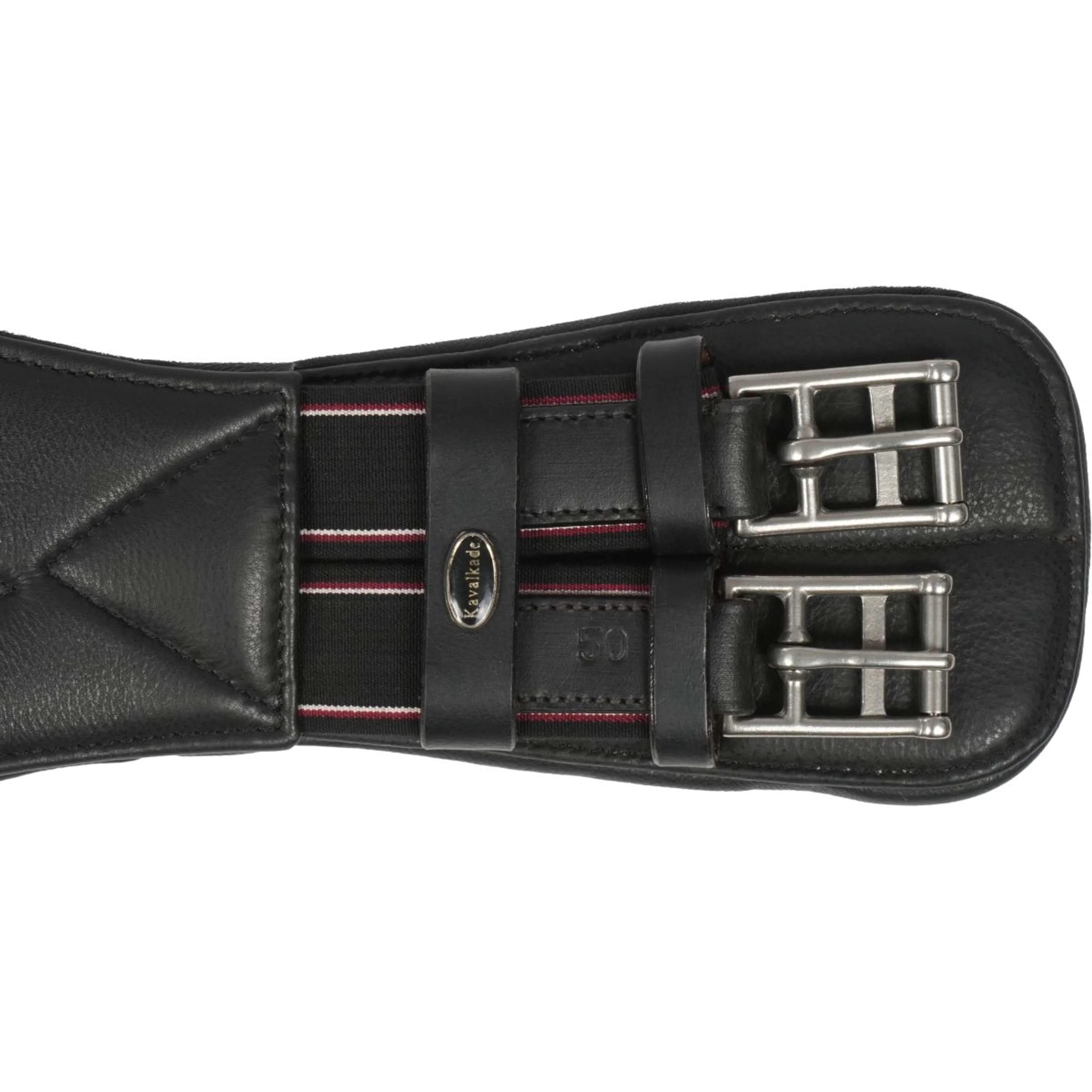 Kavalkade Sangle Cuir Doux Élastique Noir - Image 5