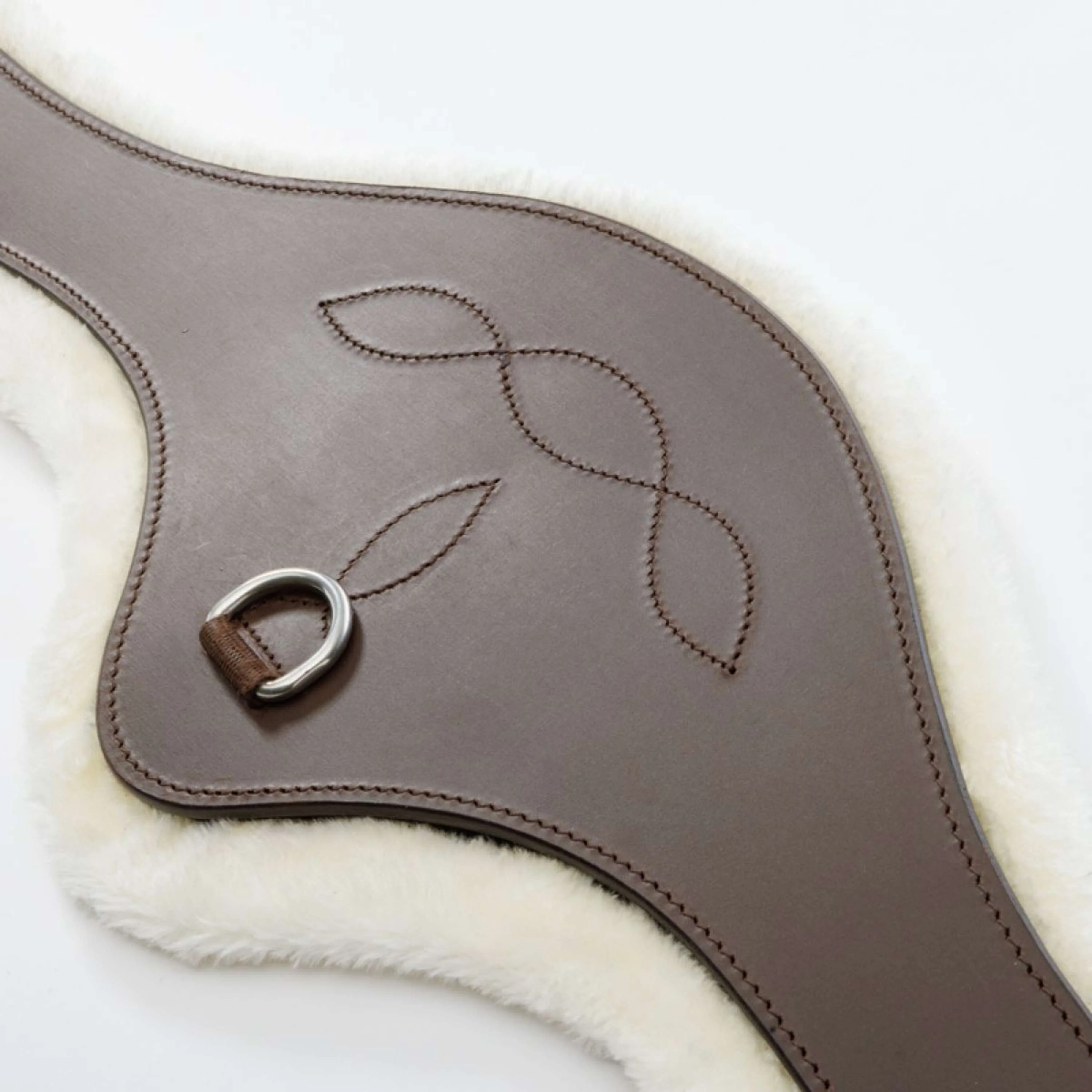 Kavalkade Sangle Polyvalente Casper Oiled Leather Fausse fourrure avec élastique Marron/Naturel - Image 2