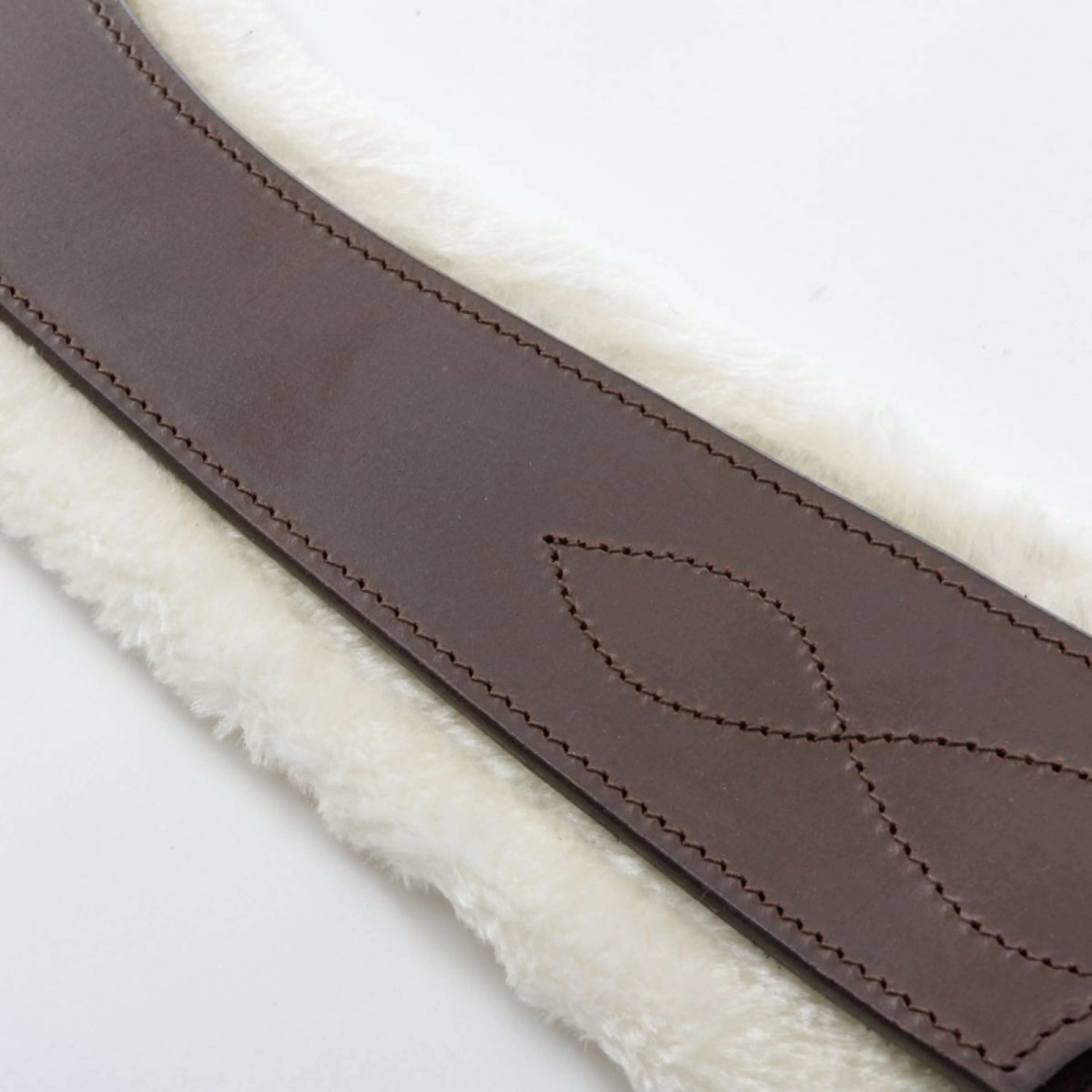 Kavalkade Sangle Polyvalente Casper Oiled Leather Fausse fourrure avec élastique Marron/Naturel - Image 3