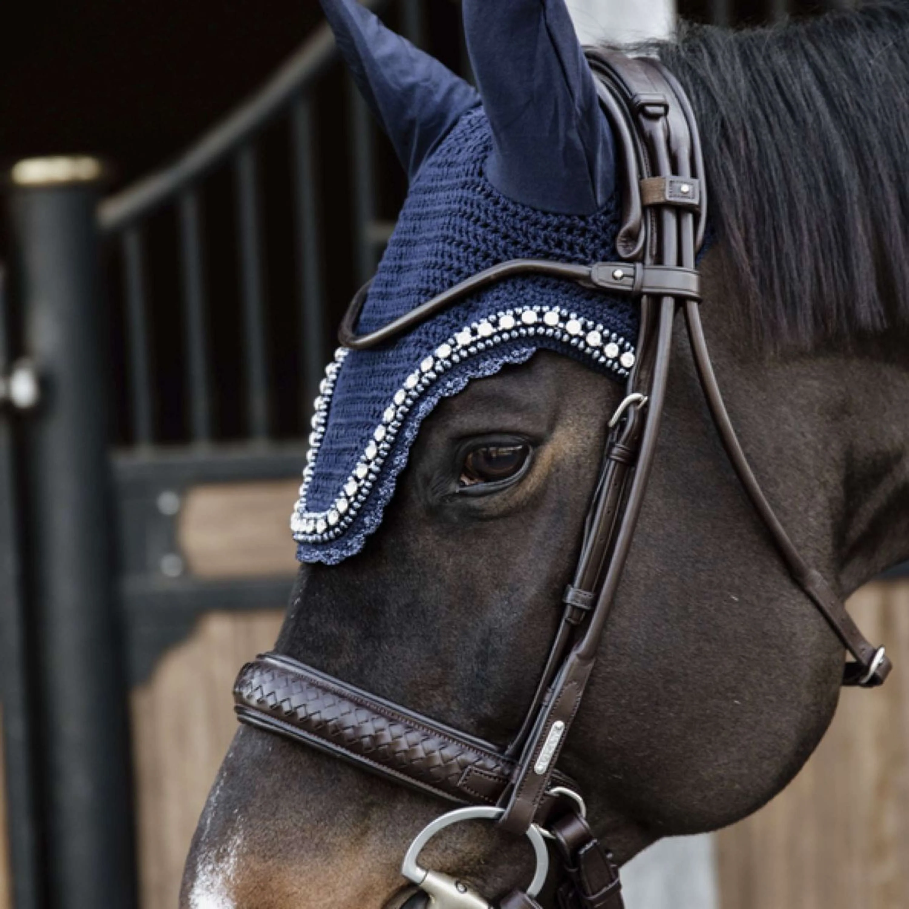 Kentucky Bonnet Anti-Mouches Wellington Big Stone & Pearl Marin foncé - Image 2