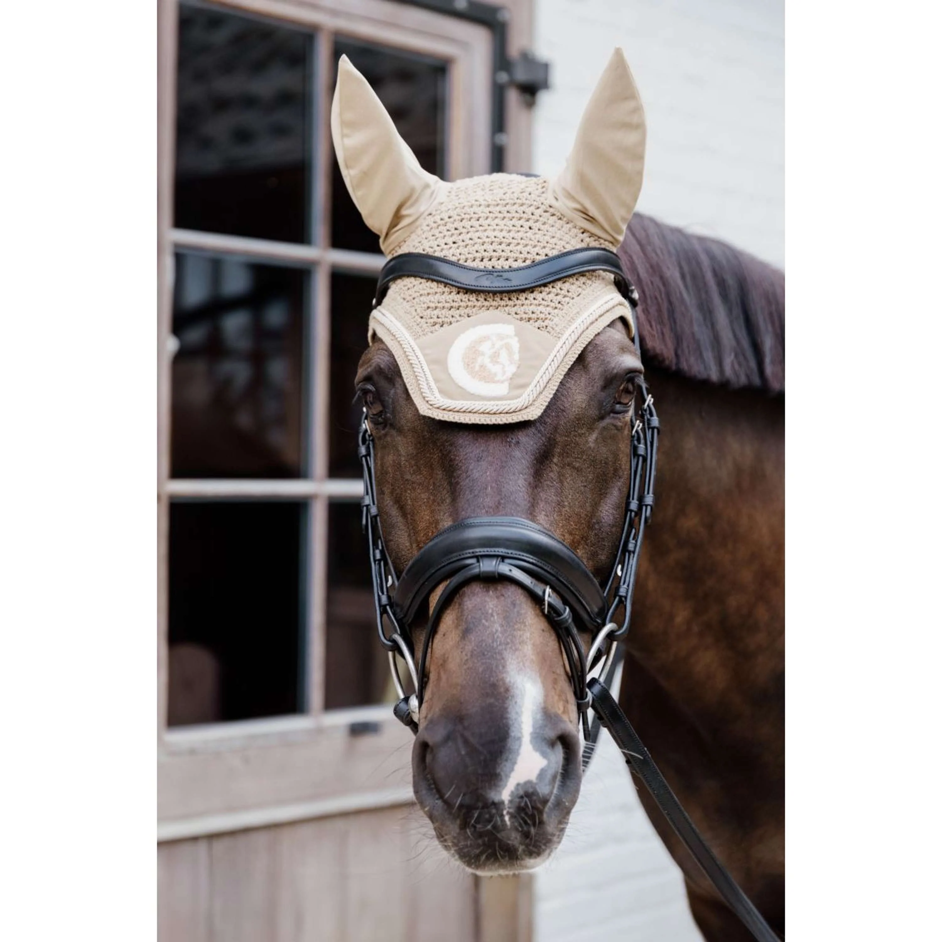 Kentucky Bonnet Anti-Mouches Wellington Soundless 3D Logo Rope Beige - Image 3