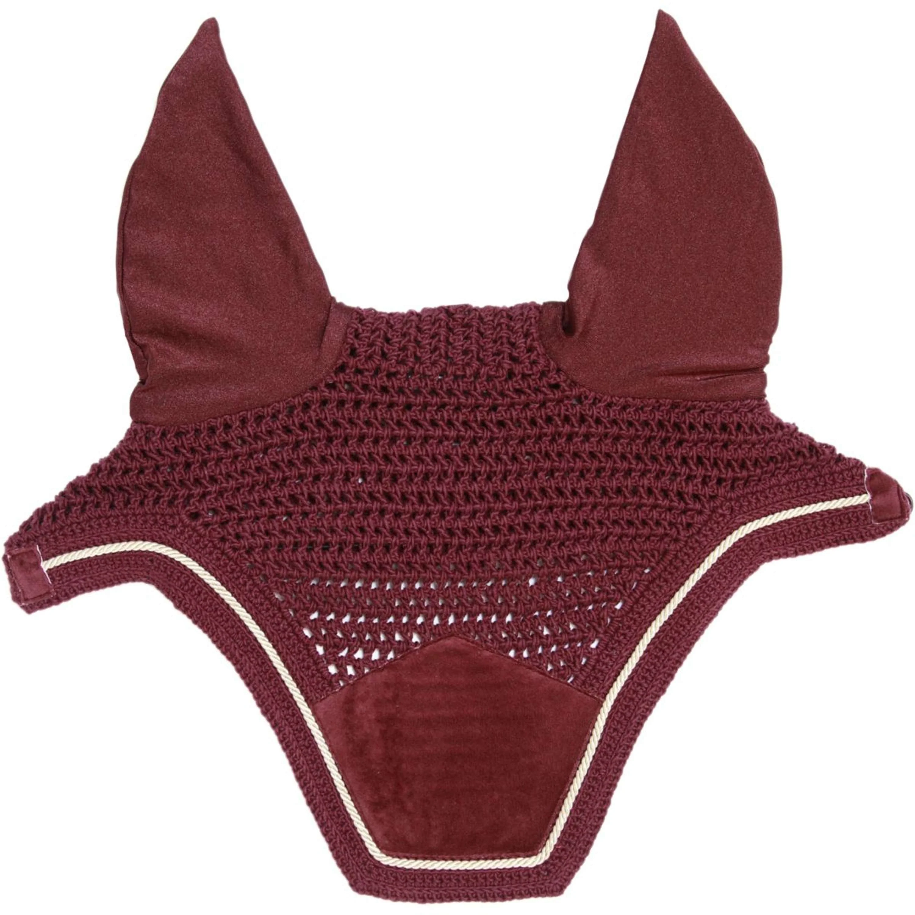 Kentucky Bonnet Anti-Mouches Wellington velours Bordeaux - Image 3