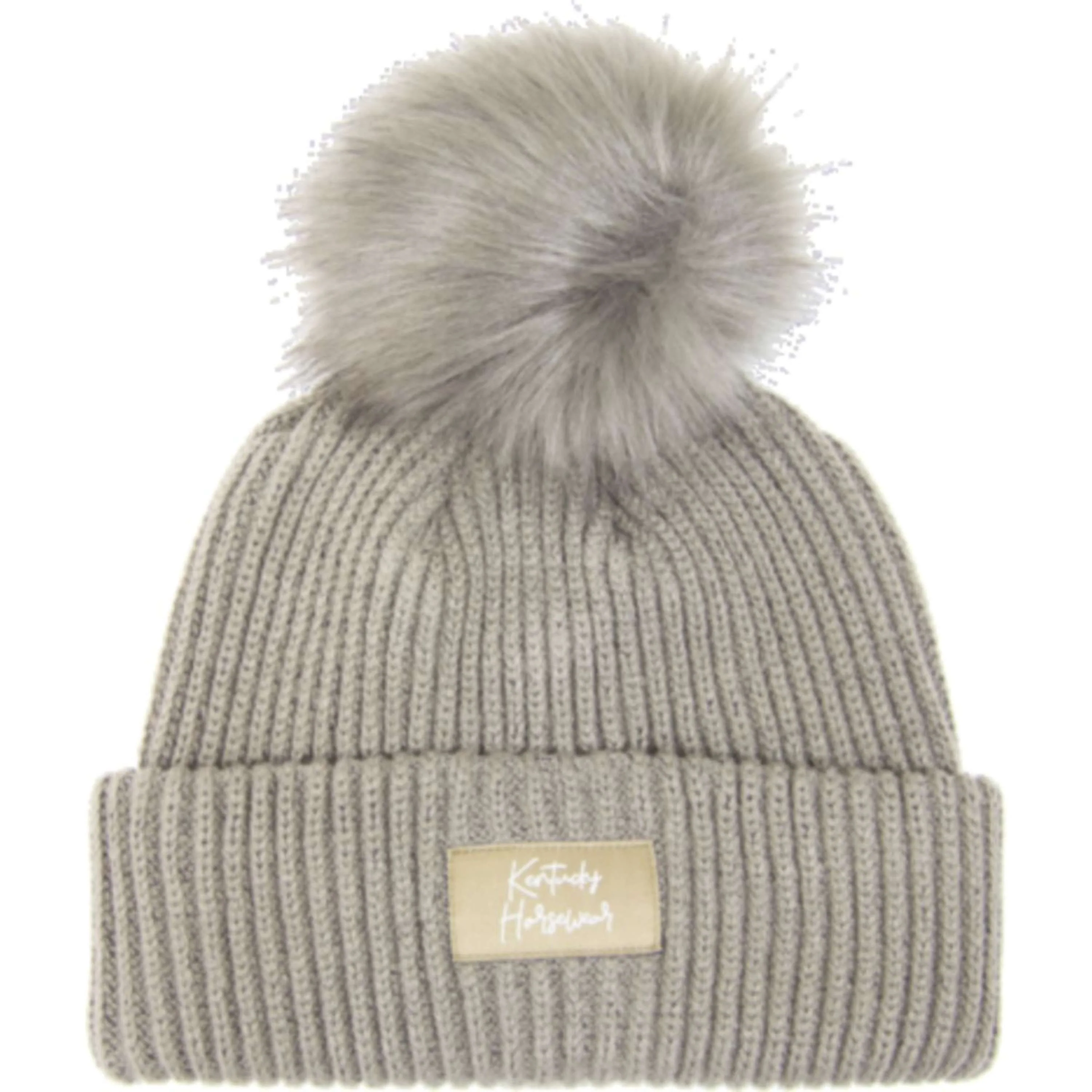 Kentucky Bonnet Pompom Beige - Image 2