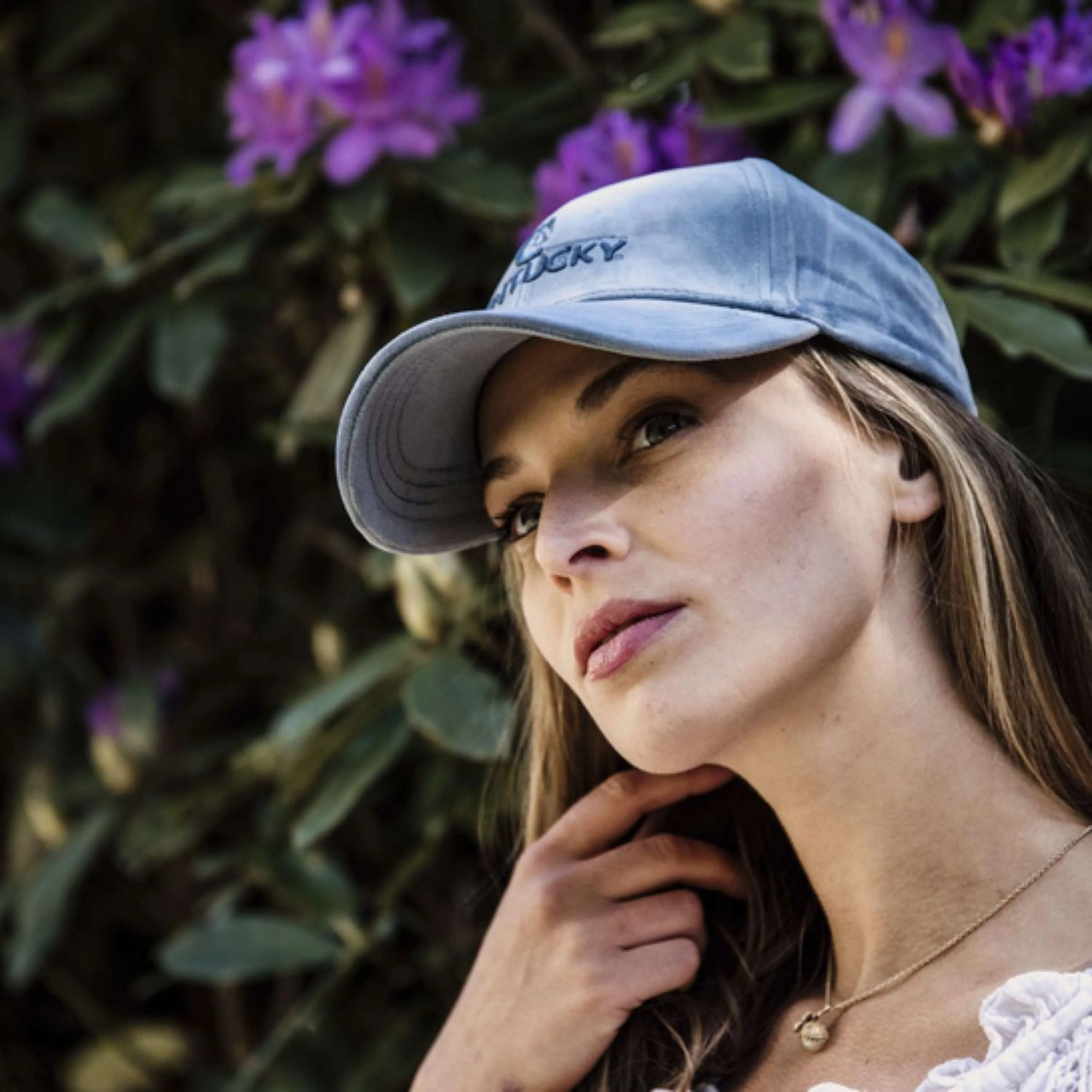 Kentucky Casquette velours Bleu clair - Image 3