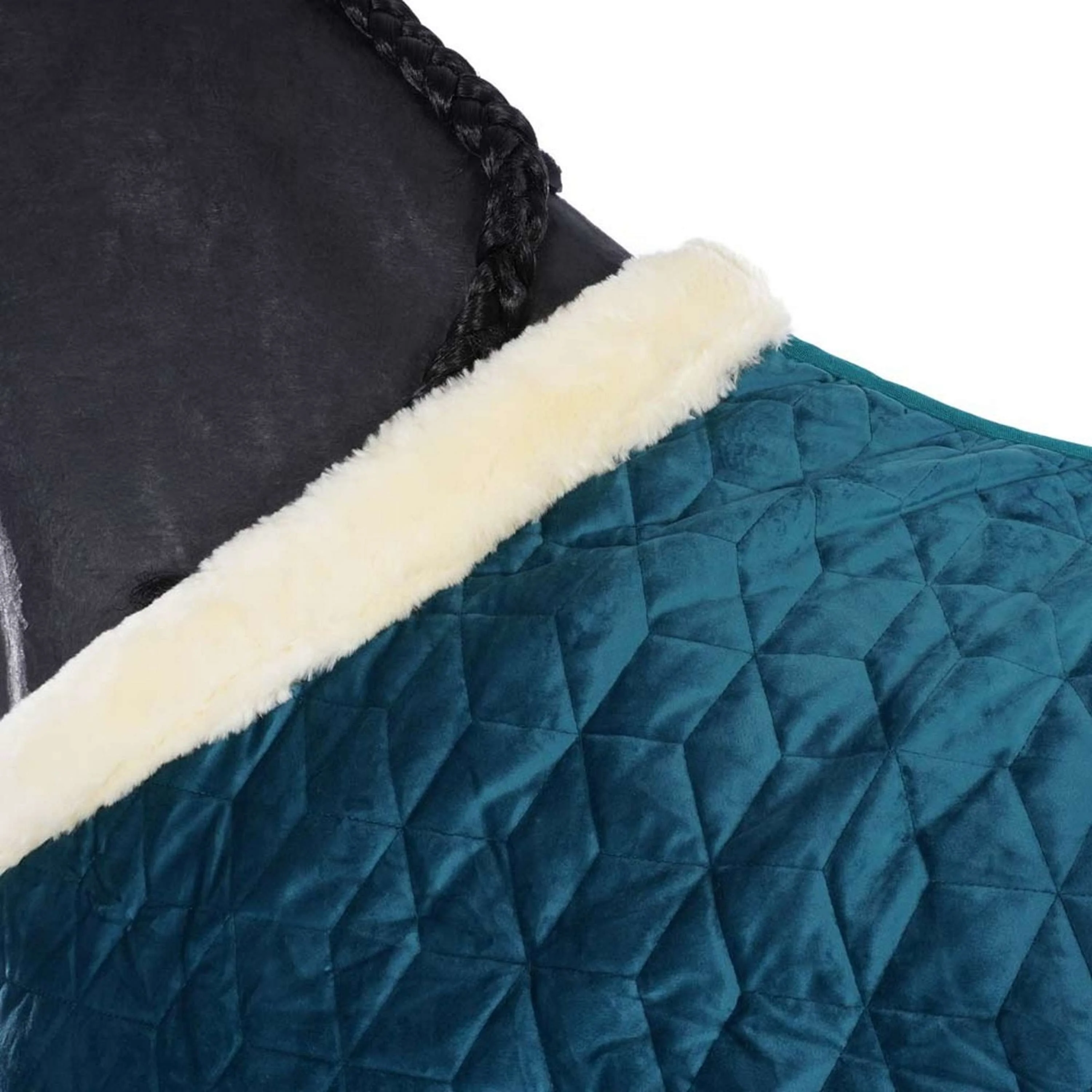 Kentucky Couverture de Concours velours 160g Émeraude - Image 6