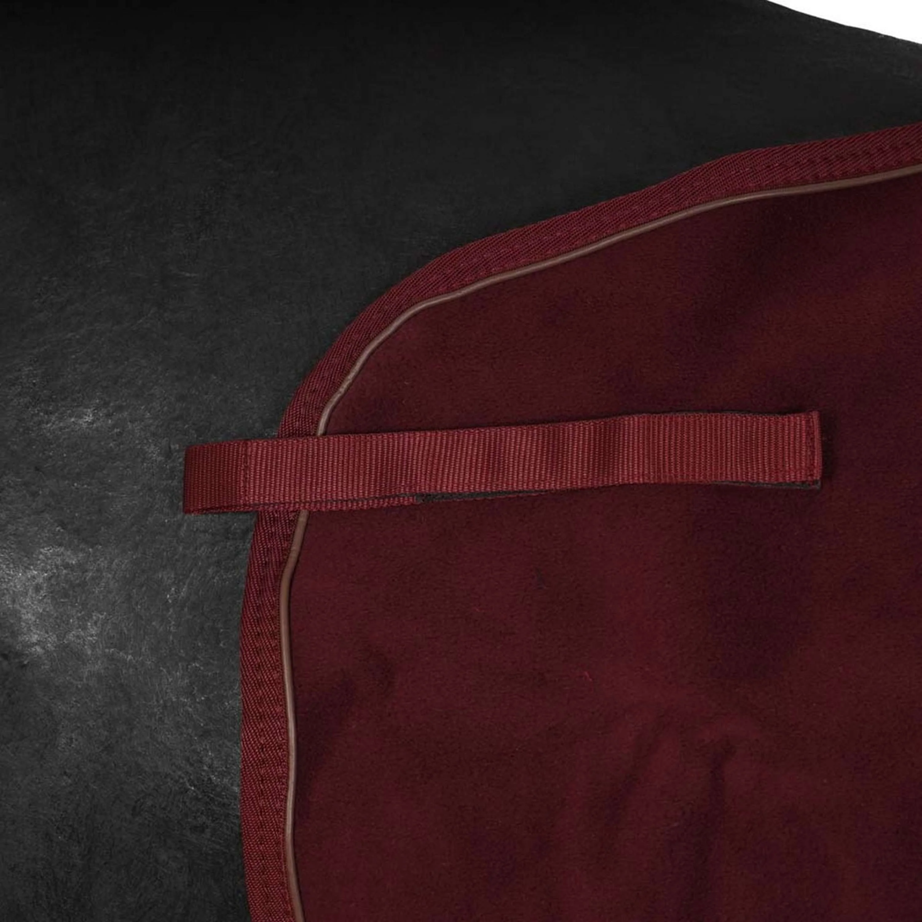 Kentucky Couvre-reins Carré Heavy Fleece Bordeaux - Image 6