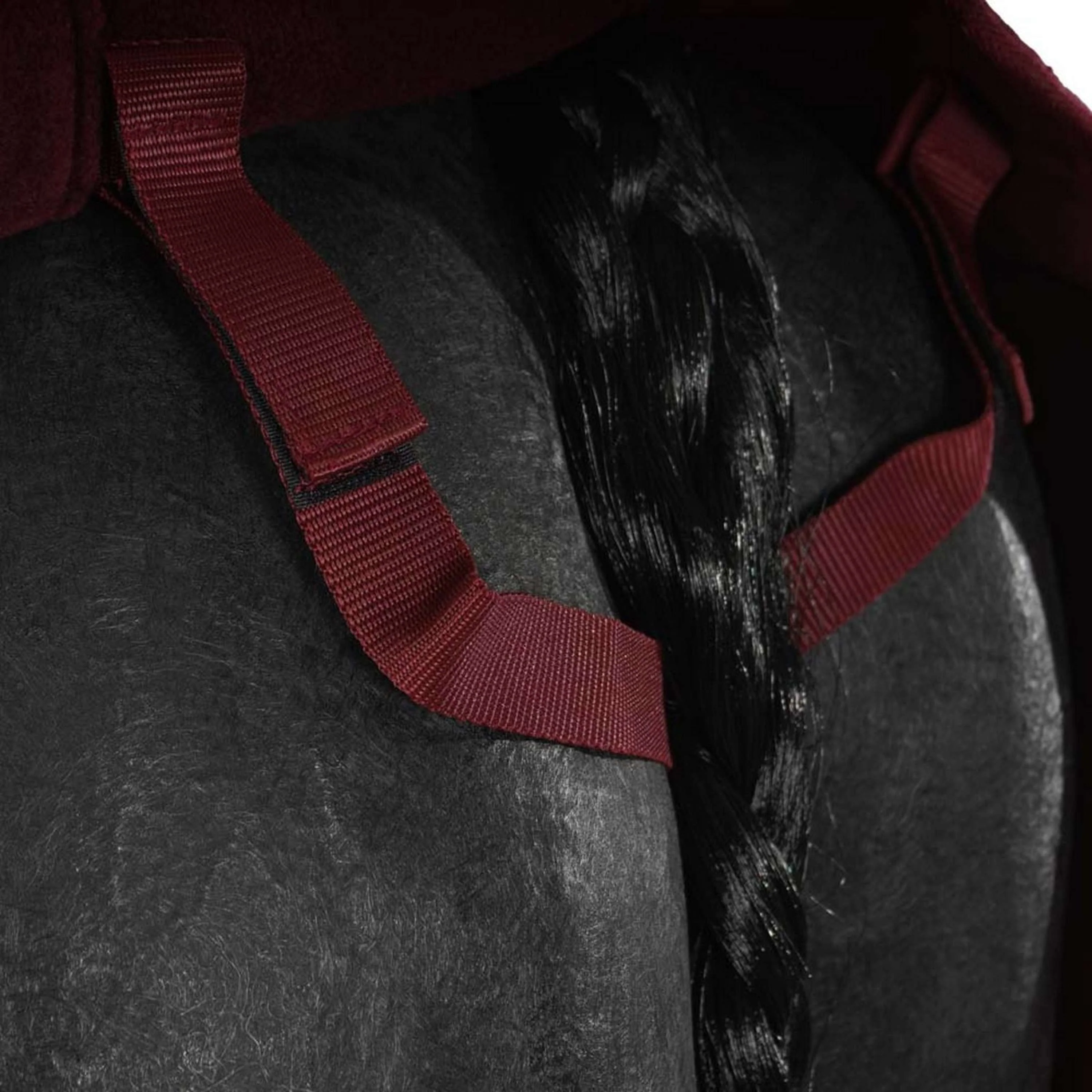 Kentucky Couvre-reins Carré Heavy Fleece Bordeaux - Image 7