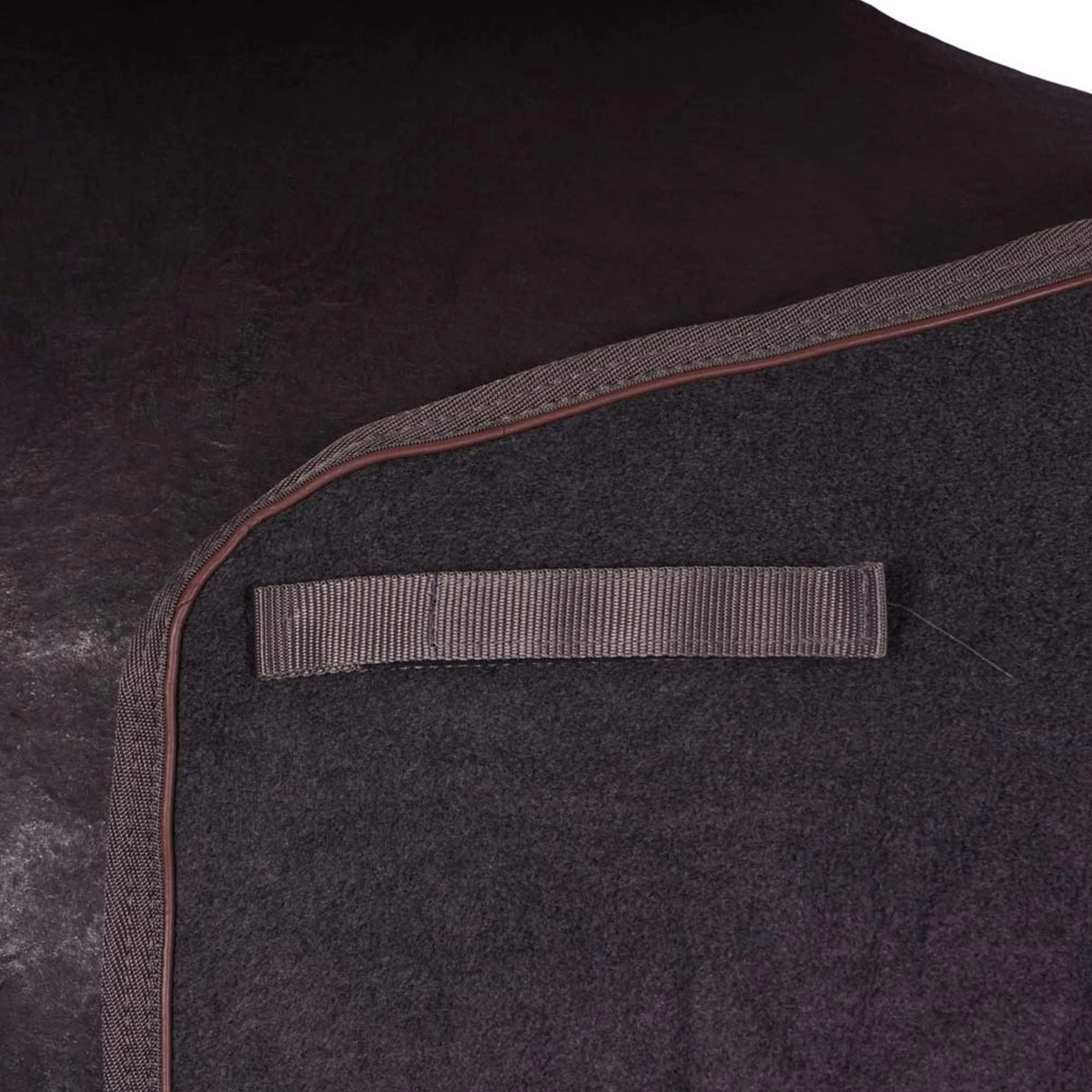 Kentucky Couvre-reins Carré Heavy Fleece Gris foncé - Image 4