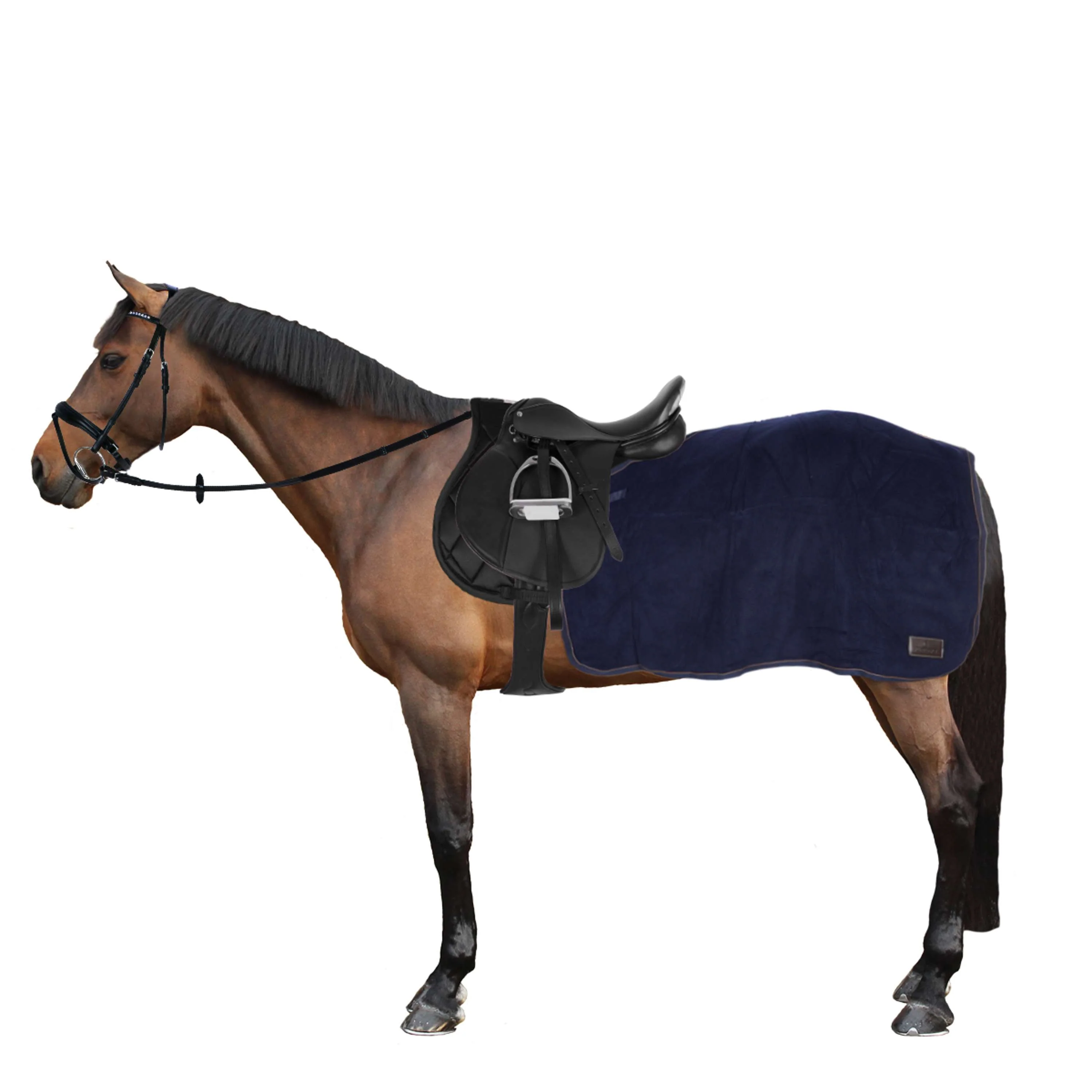 Kentucky Couvre-reins Carré Heavy Fleece Marin - Image 5