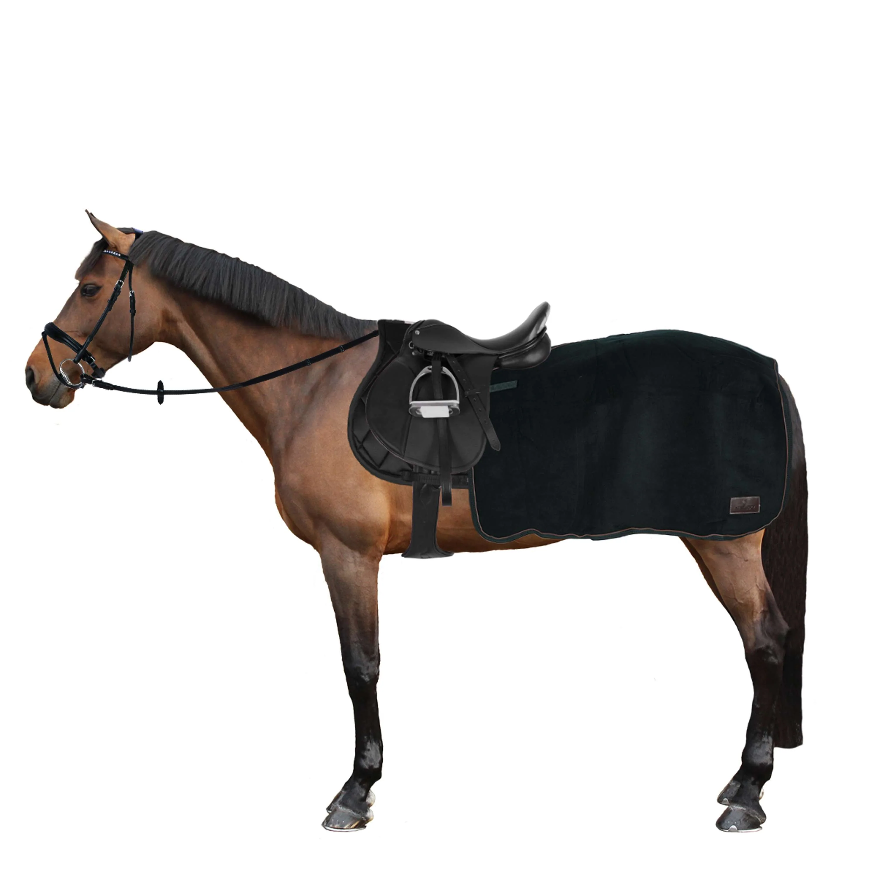 Kentucky Couvre-reins Carré Heavy Fleece Vert - Image 3