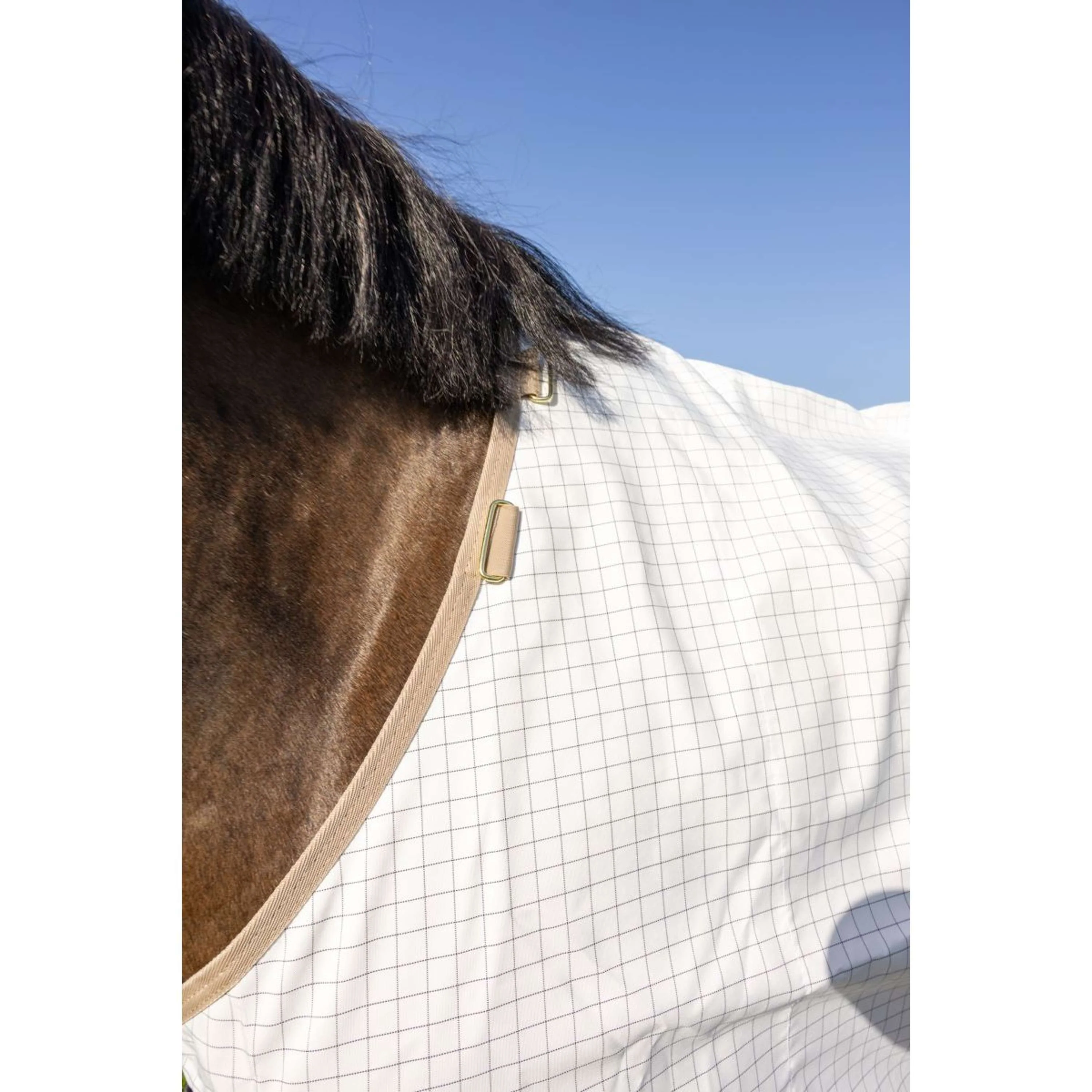 Kentucky Couverture d'Été Sweet Itch Comfort Blanc/Beige - Image 10