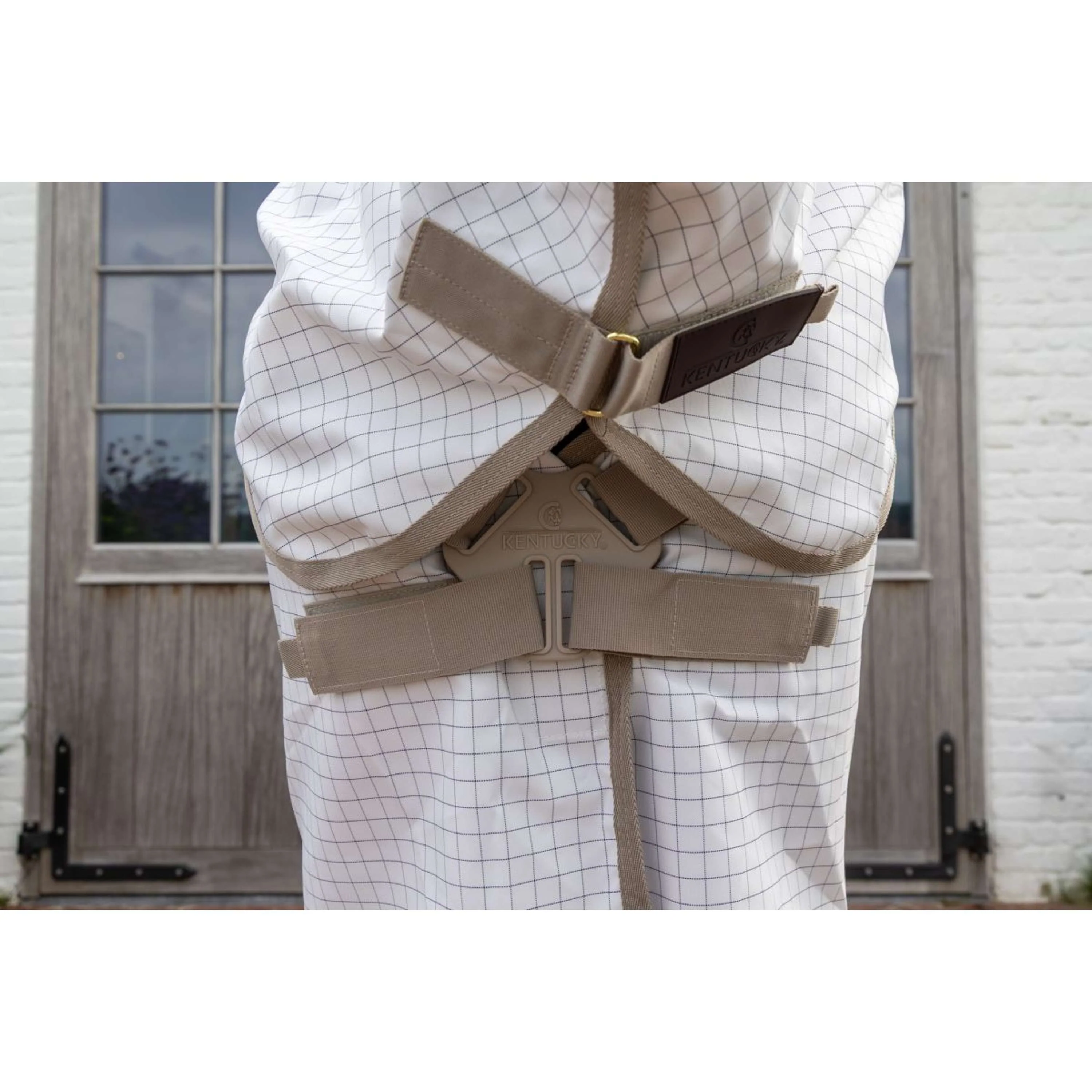 Kentucky Couverture d'Été Sweet Itch Comfort Blanc/Beige - Image 4