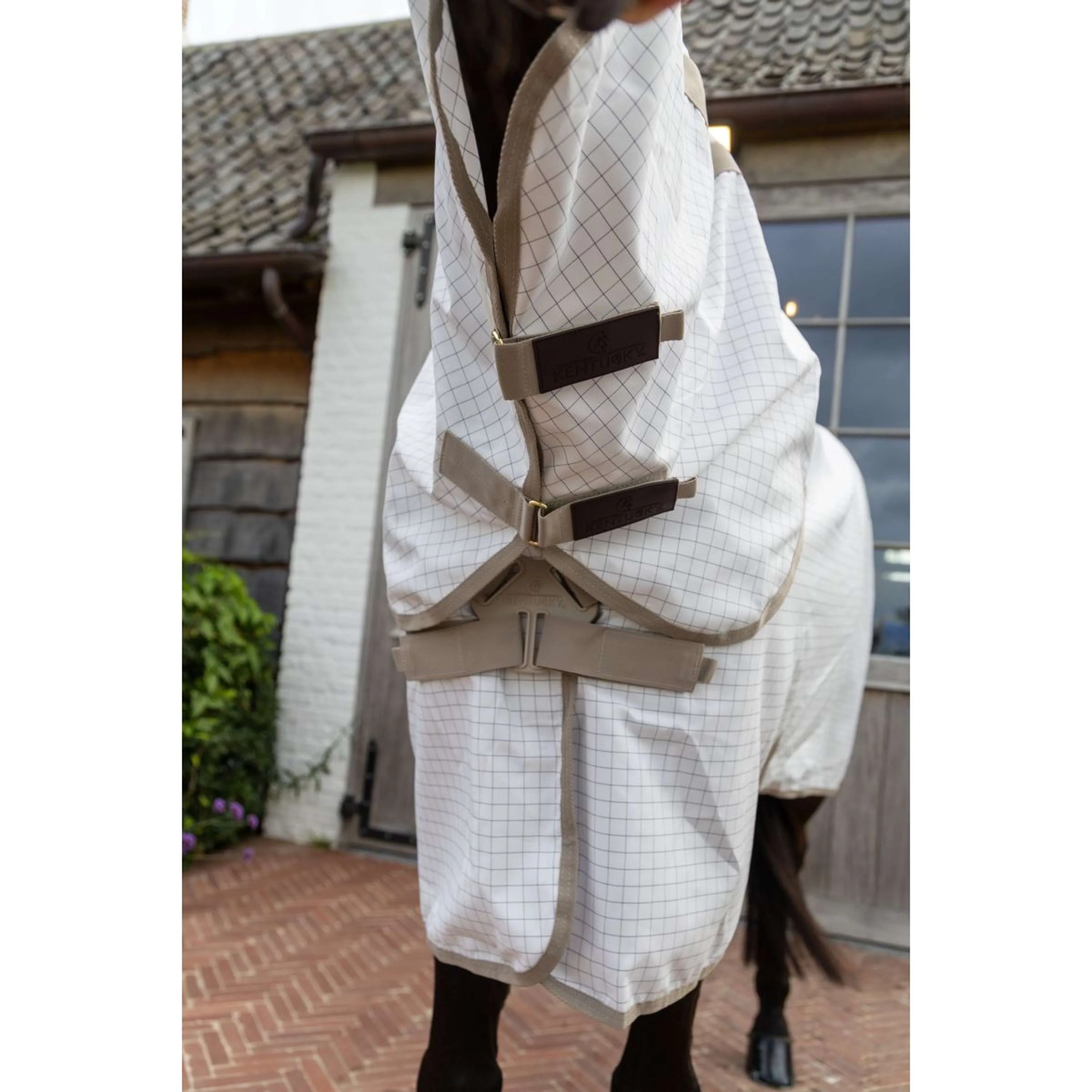 Kentucky Couverture d'Été Sweet Itch Comfort Blanc/Beige - Image 5