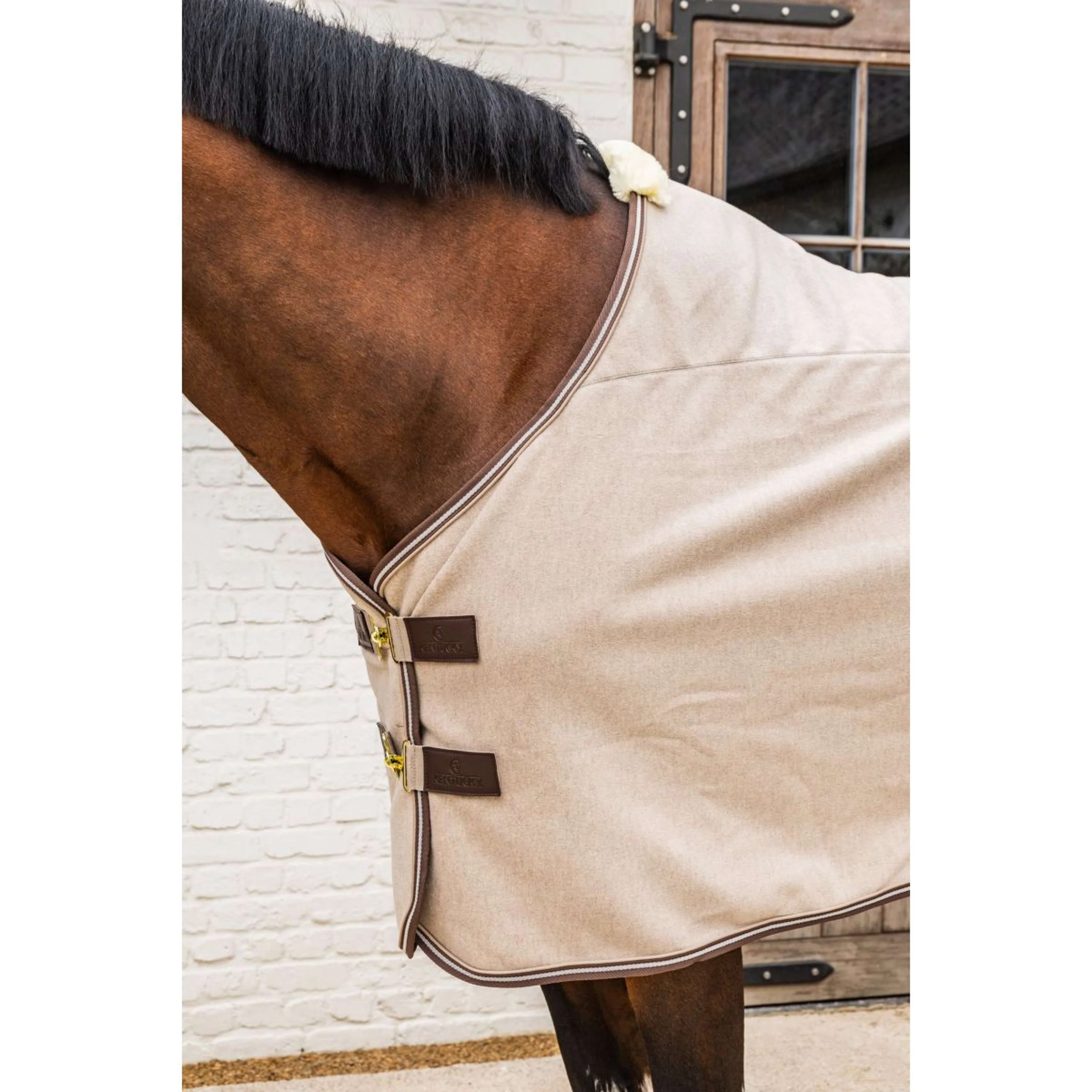 Kentucky Couverture Polaire Heavy Melange Beige - Image 3