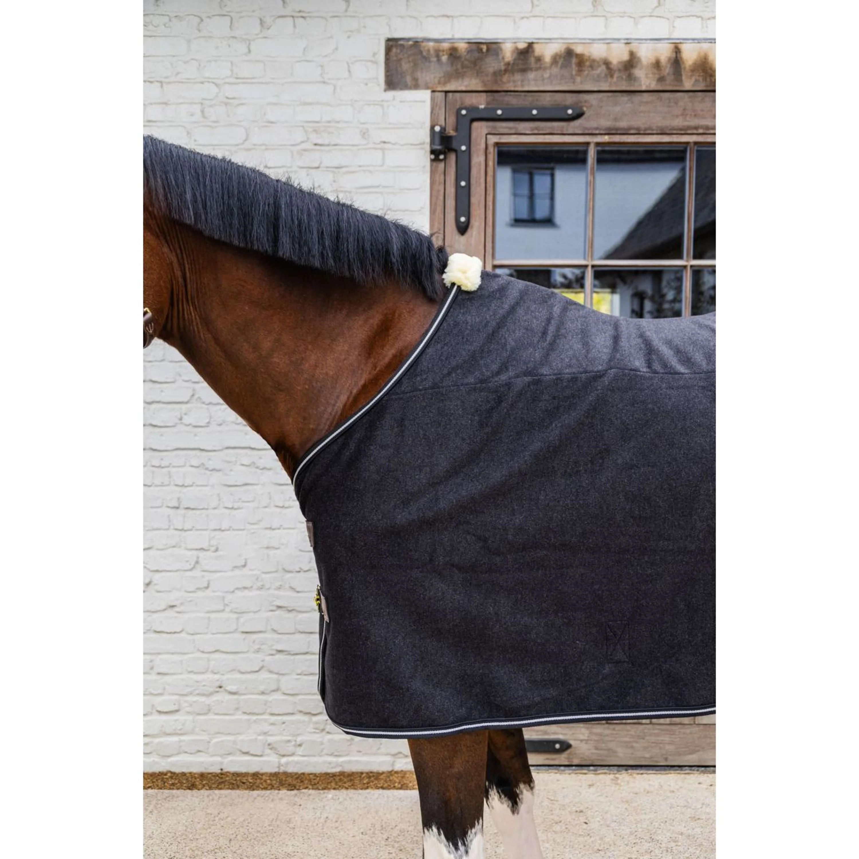 Kentucky Couverture Polaire Heavy Melange Noir - Image 5
