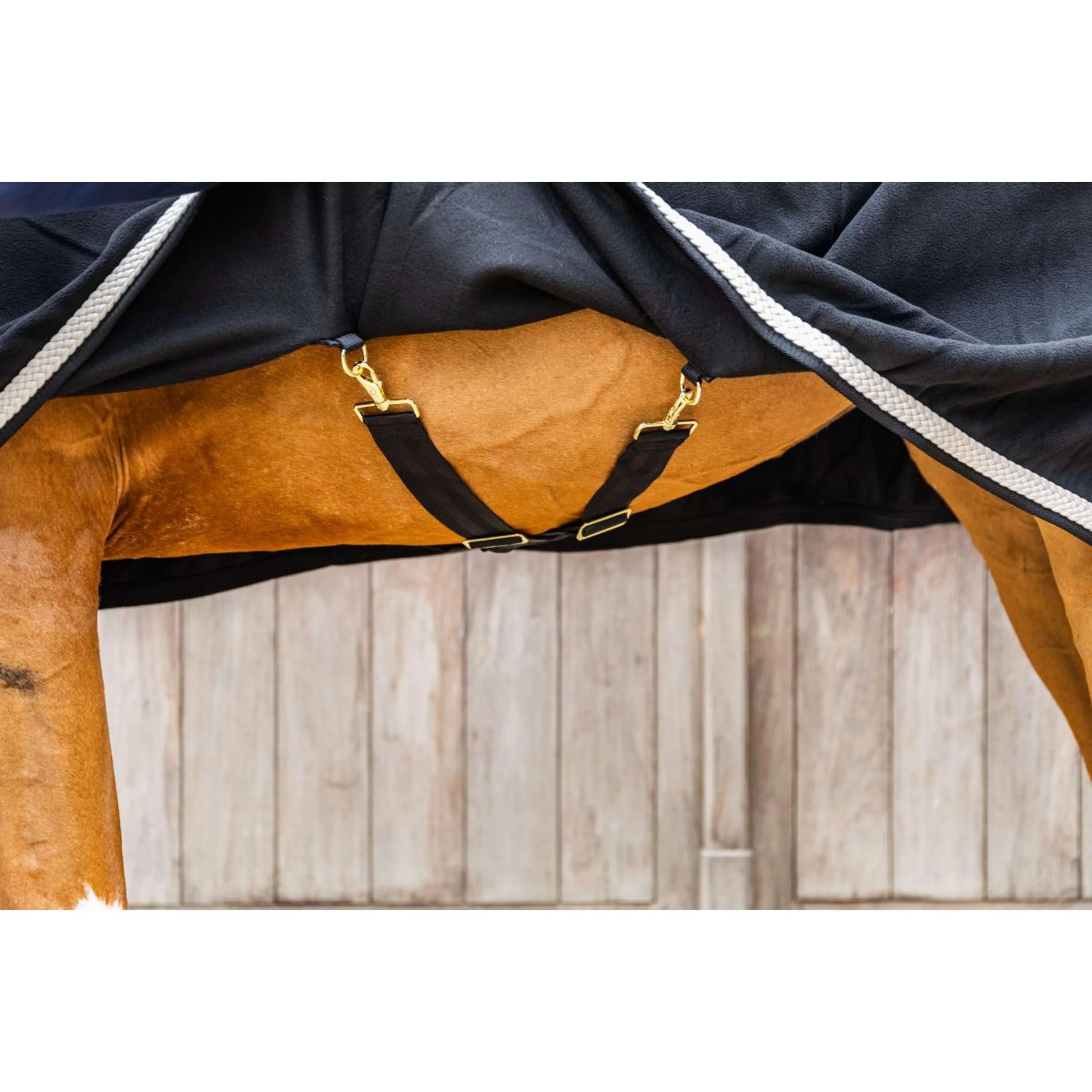 Kentucky Couverture Polaire Plaited Noir - Image 7