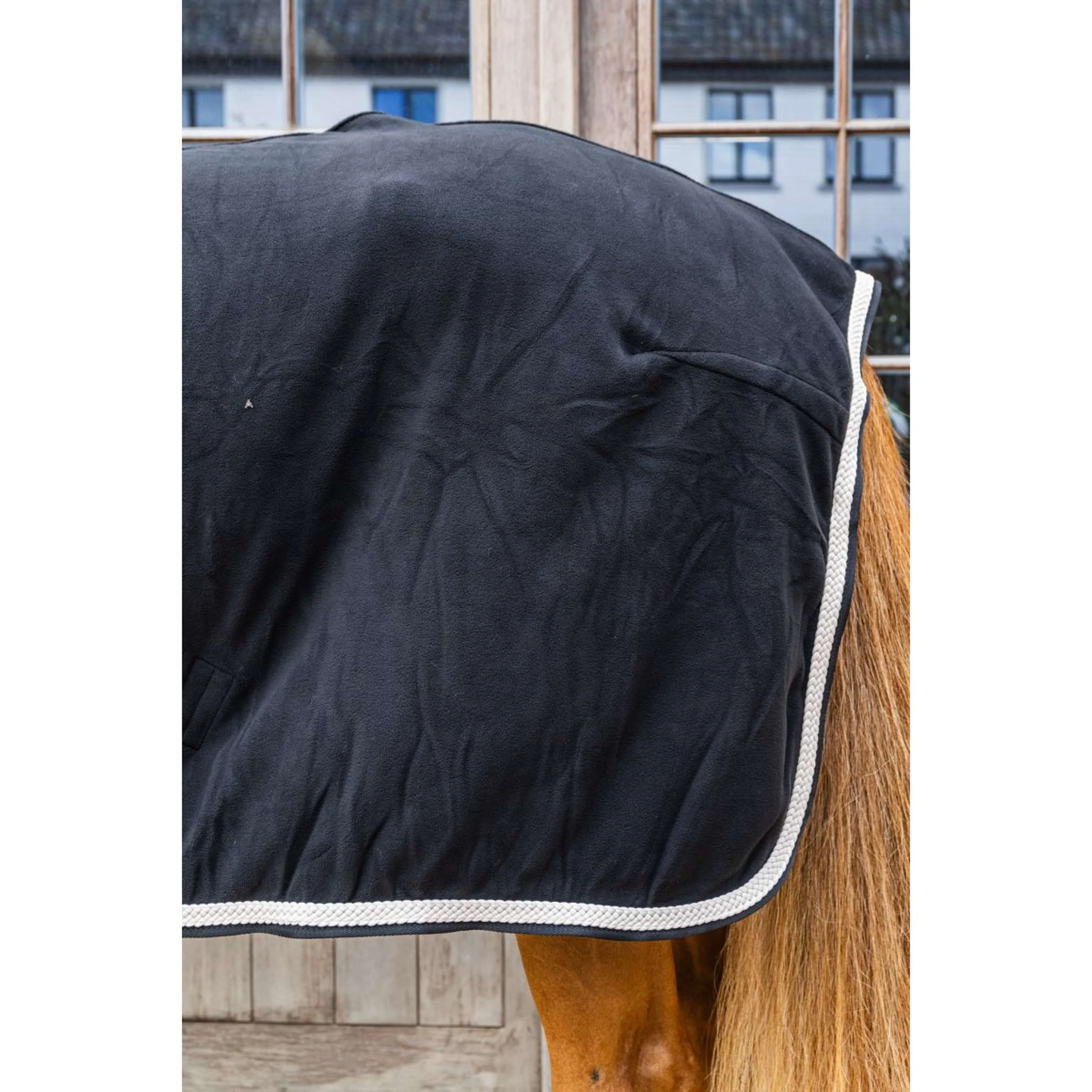 Kentucky Couverture Polaire Plaited Noir - Image 8