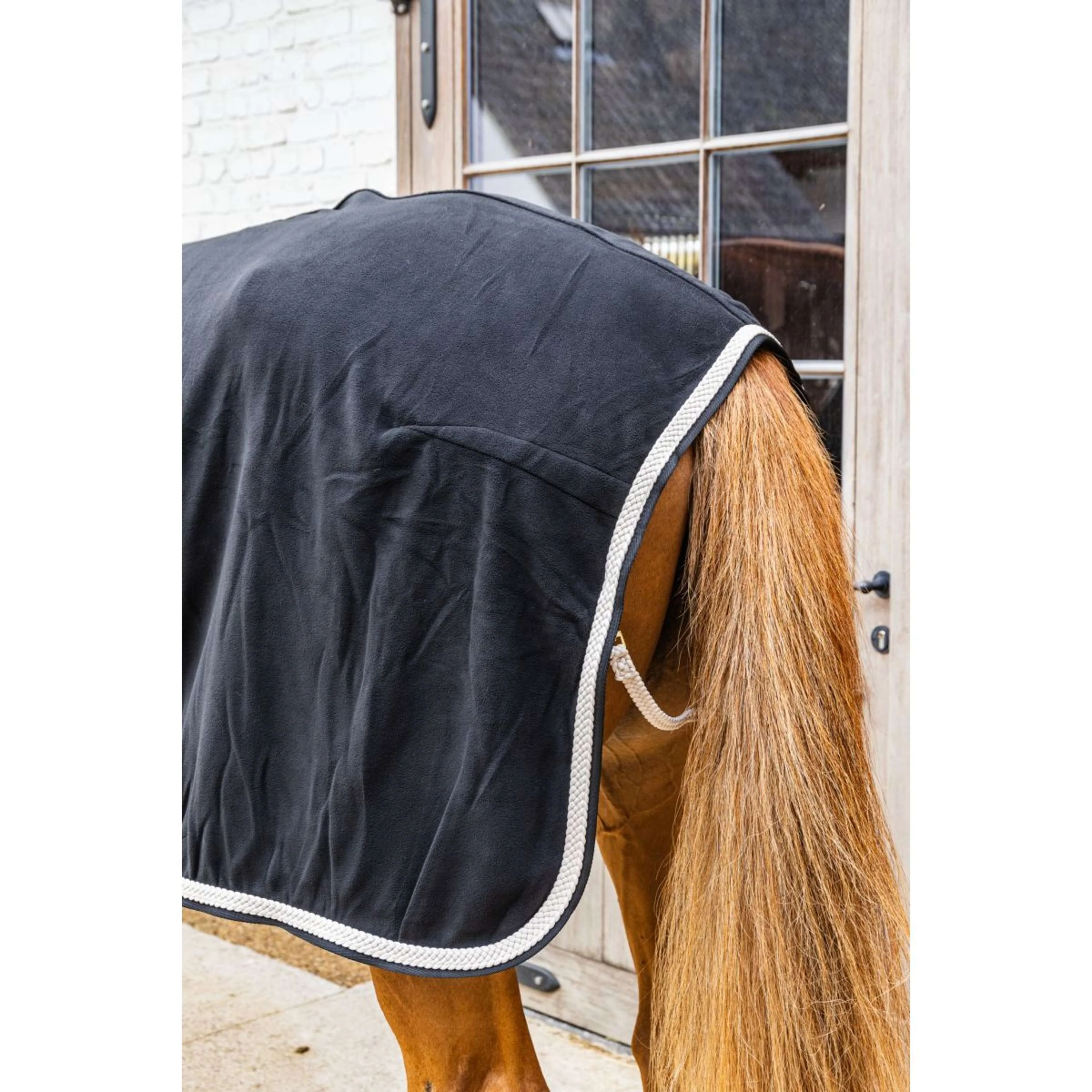 Kentucky Couverture Polaire Plaited Noir - Image 9
