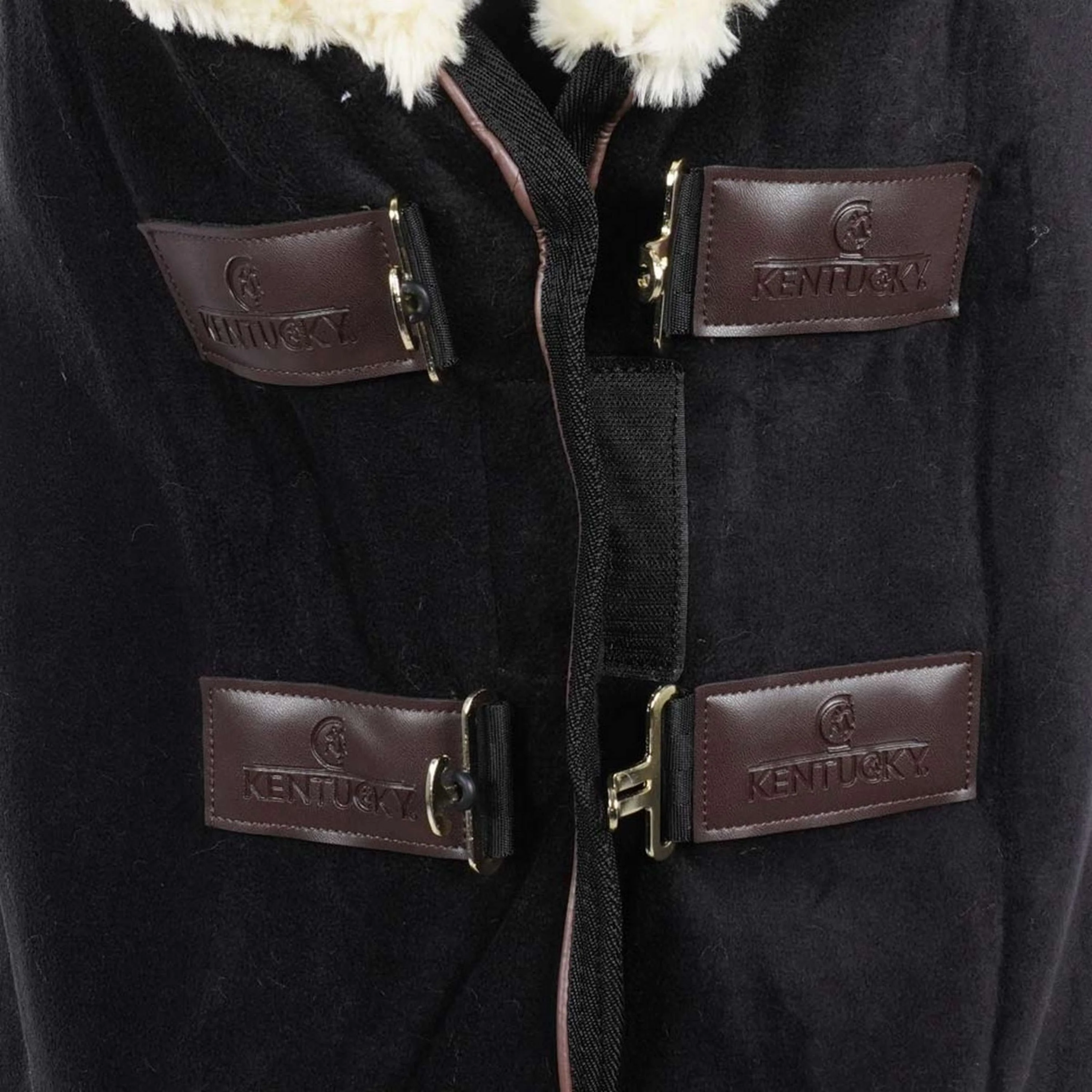 Kentucky Couvertures Anti-Transpiration Show Fleece Heavy Noir - Image 8