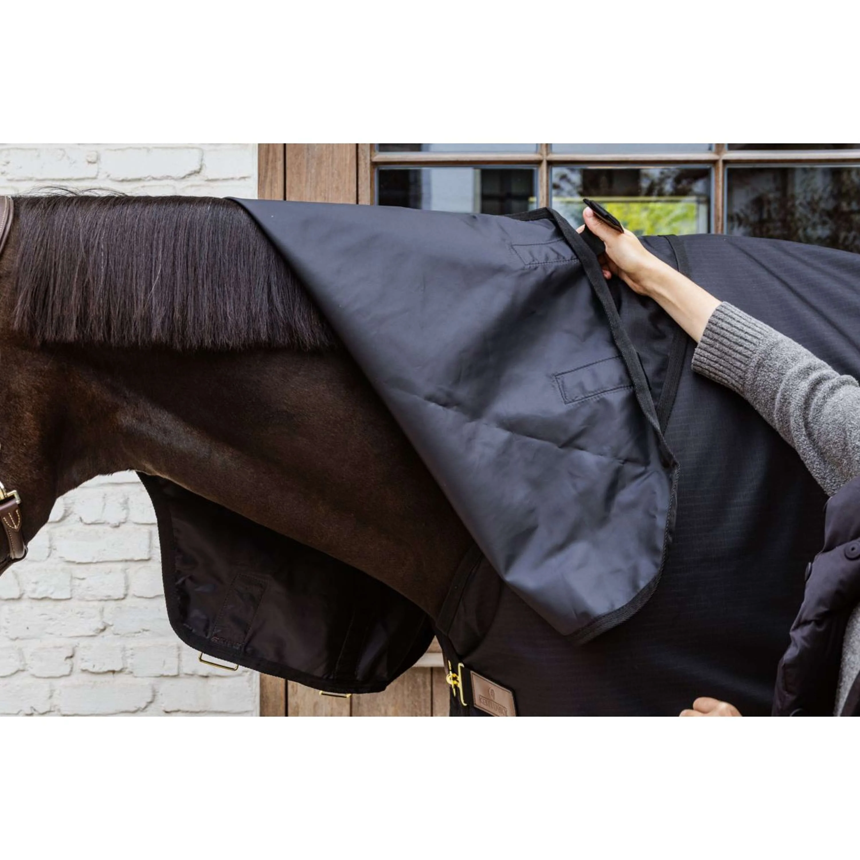 Kentucky Couvre-Cou All Weather Waterproof Comfort 100g Noir - Image 4