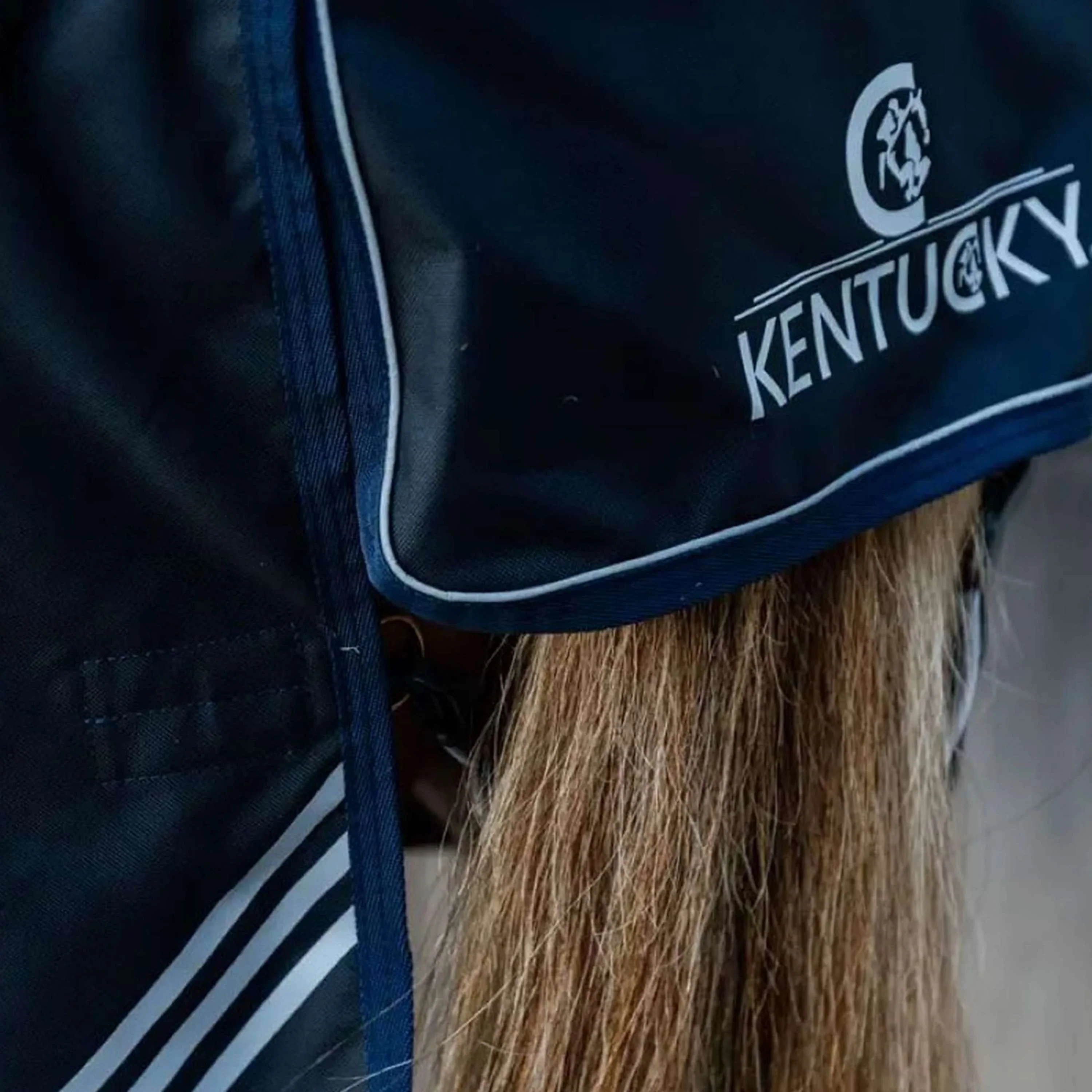 Kentucky Turnout Rug All Weather Comfort Waterproof 0g Marin - Image 5