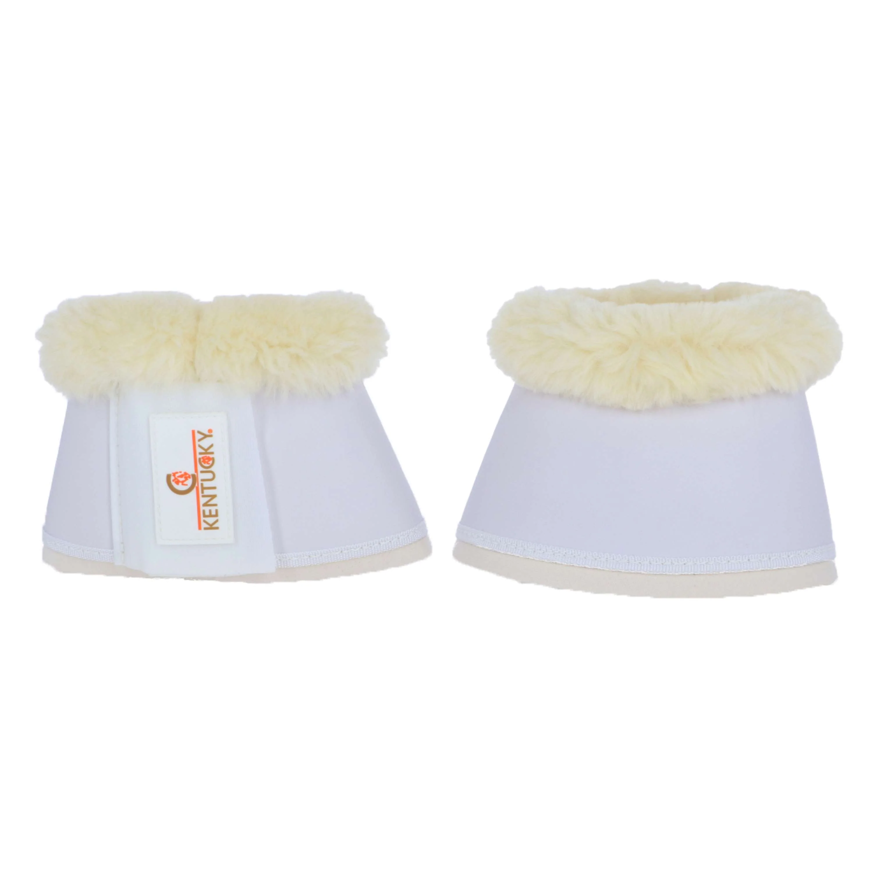 Kentucky Horsewear Cloches d'Obstacles Sheepskin Leather Blanc - Image 2