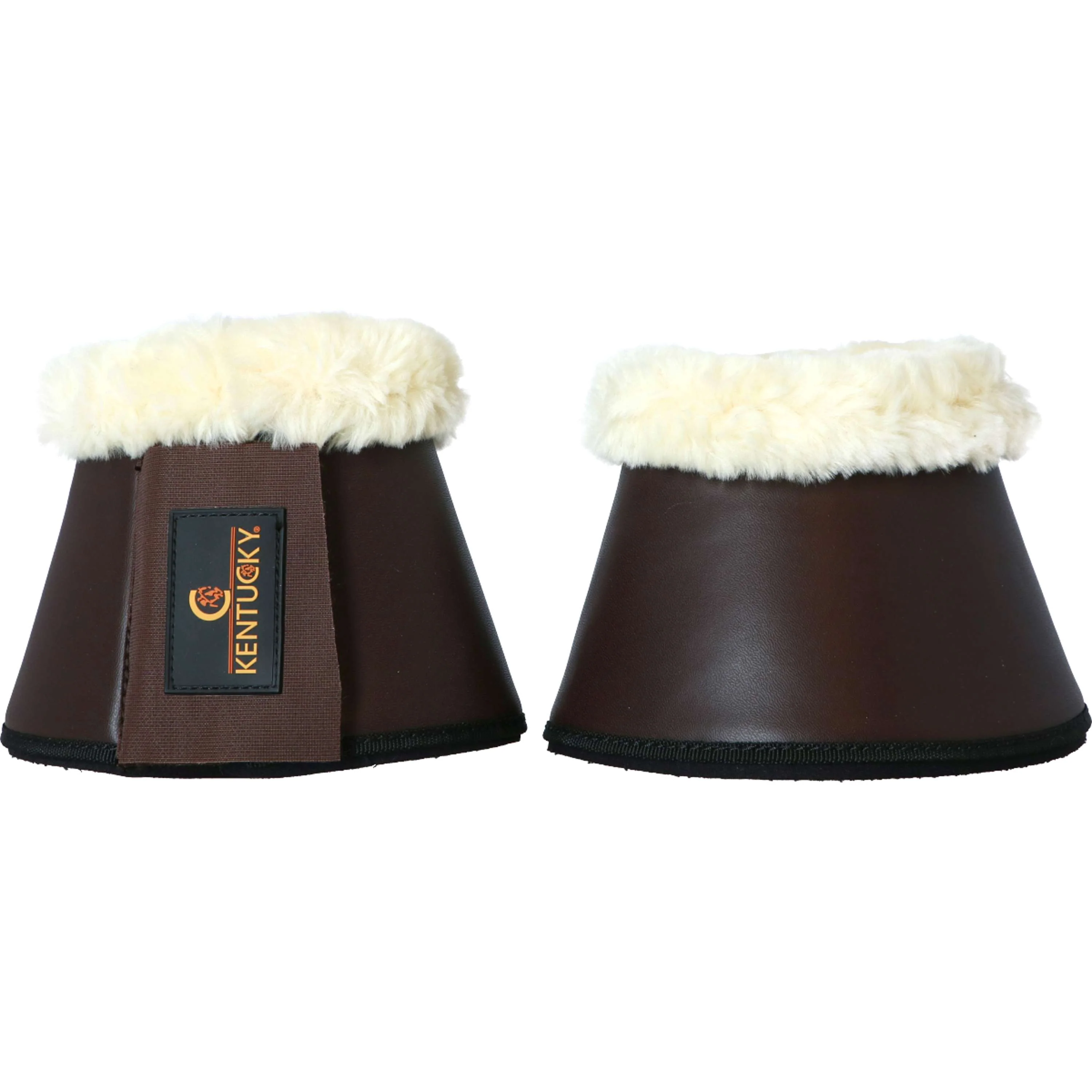 Kentucky Horsewear Cloches d'Obstacles Sheepskin Leather Marron - Image 2