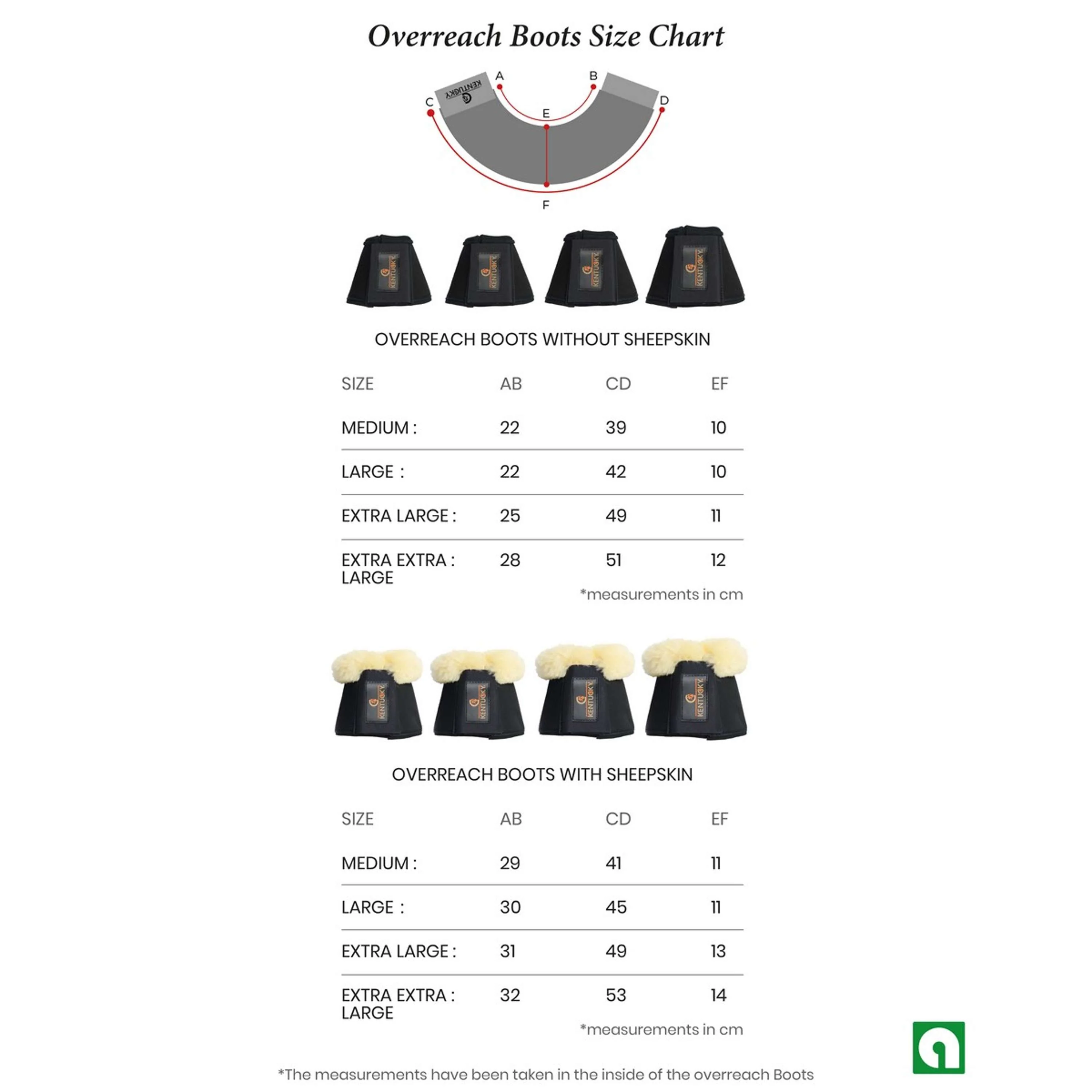 Kentucky Horsewear Cloches d'Obstacles Sheepskin Leather Marron/Marron - Image 3