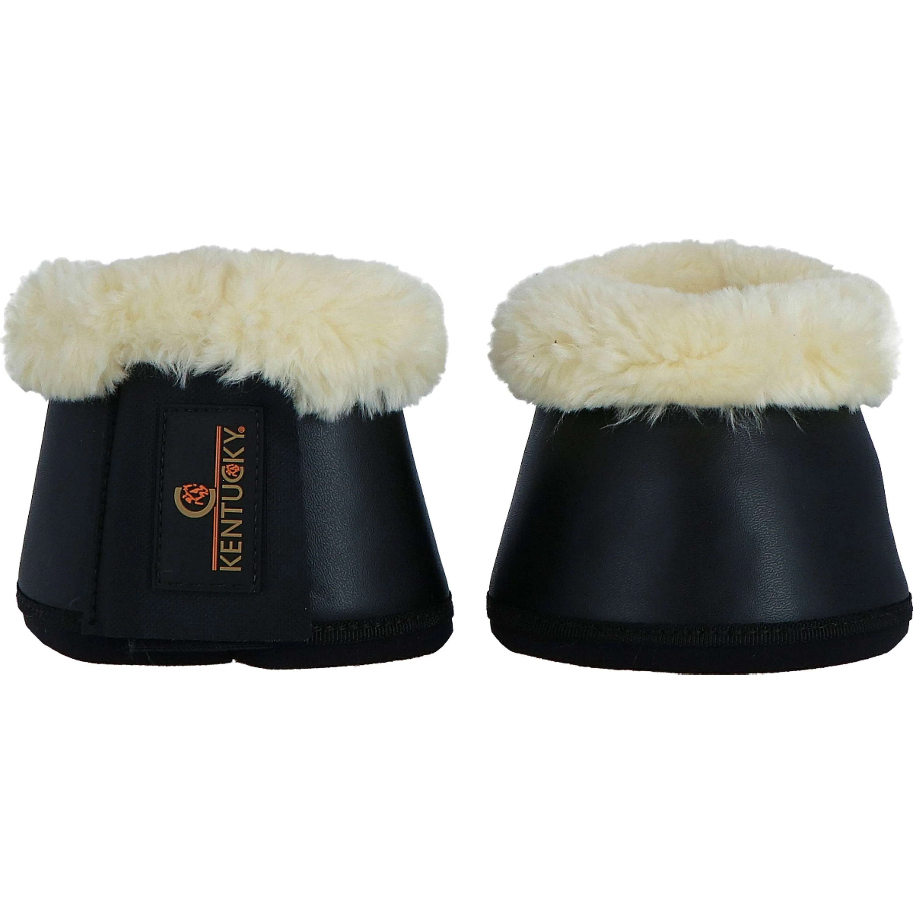Kentucky Horsewear Cloches d'Obstacles Sheepskin Leather Noir - Image 2