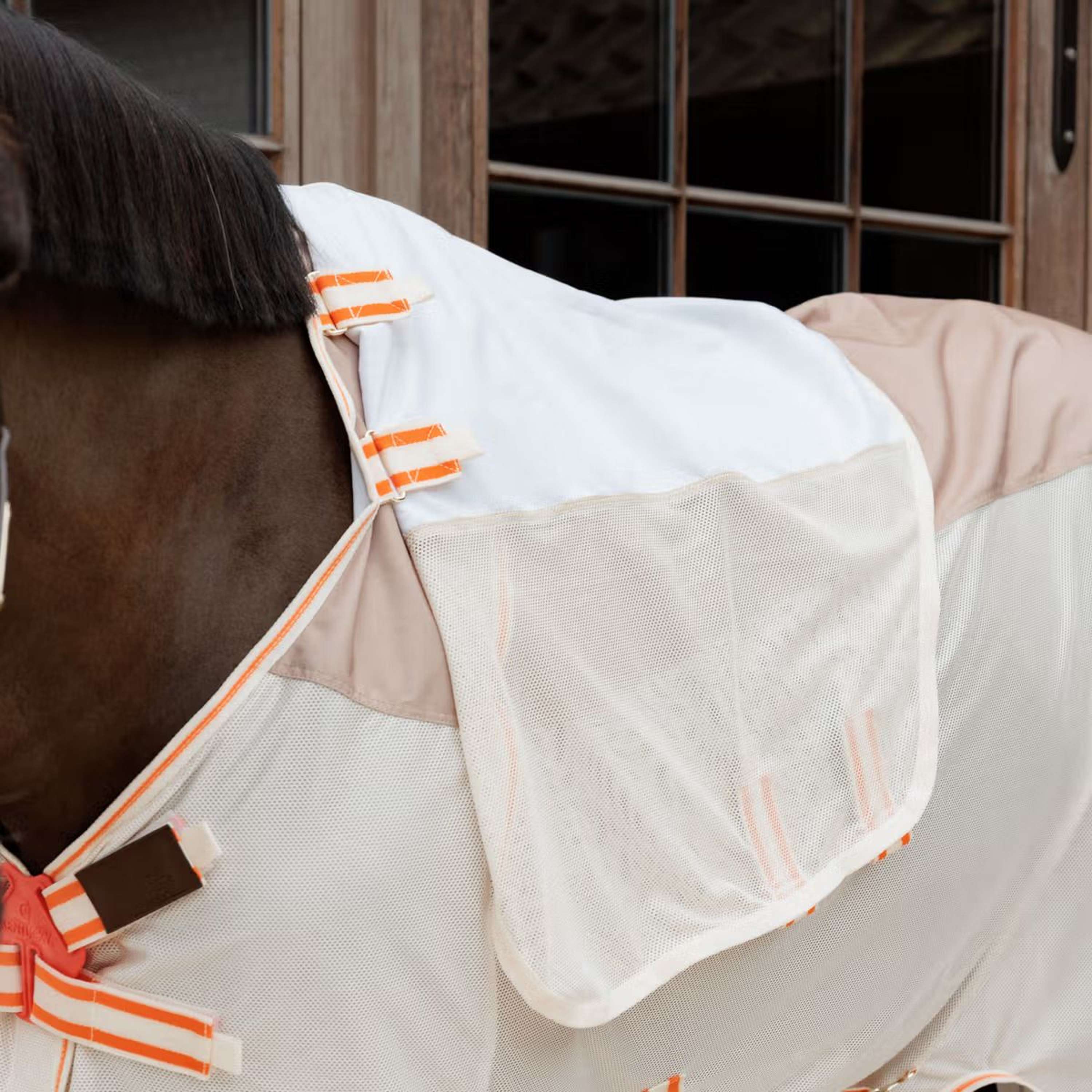 Kentucky Horsewear Couverture Anti-Mouches Waterproof Combo Comfort Beige - Image 3