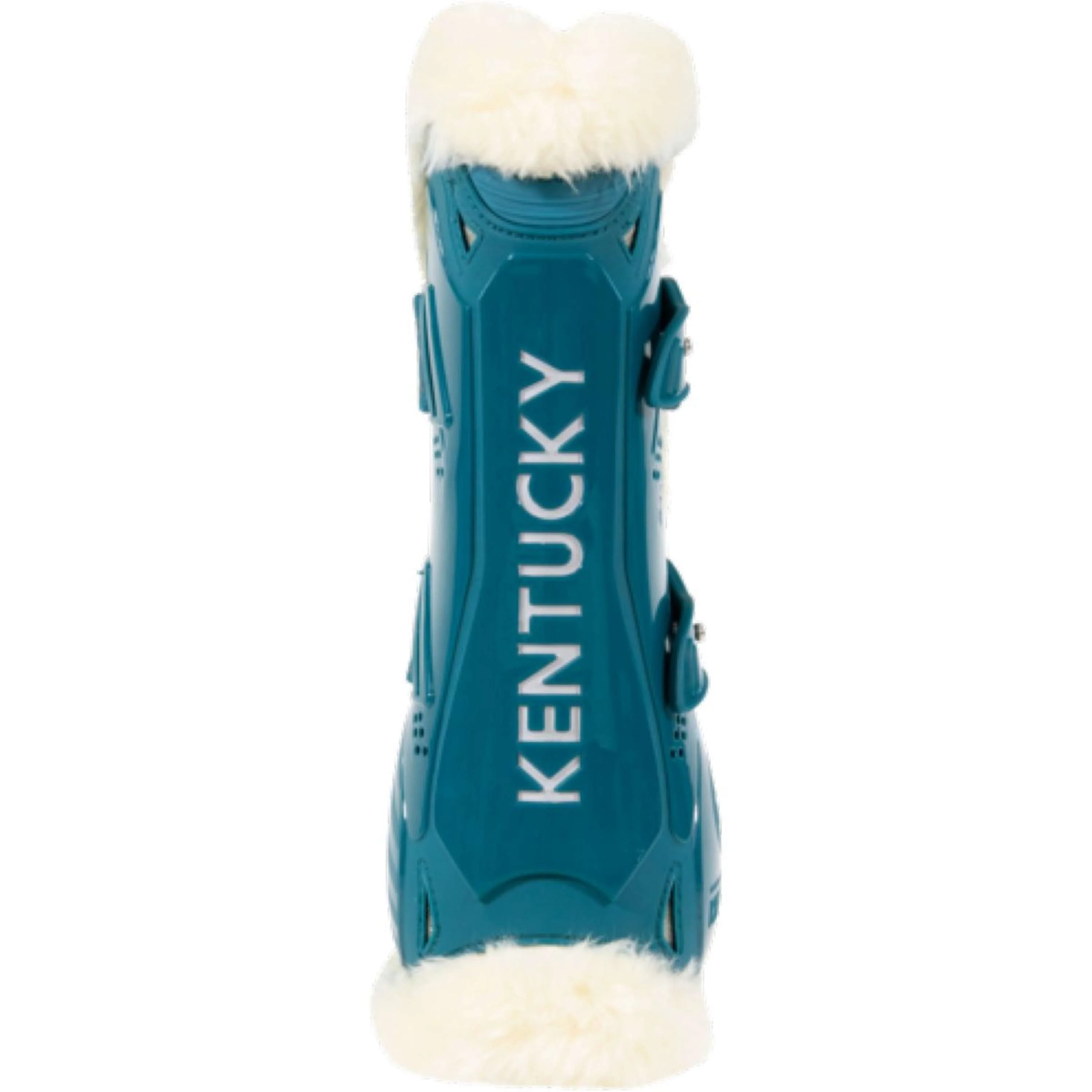 Kentucky Horsewear Protèges-Tendons Bamboo Elastic Vegan Sheepskin Émeraude - Image 4