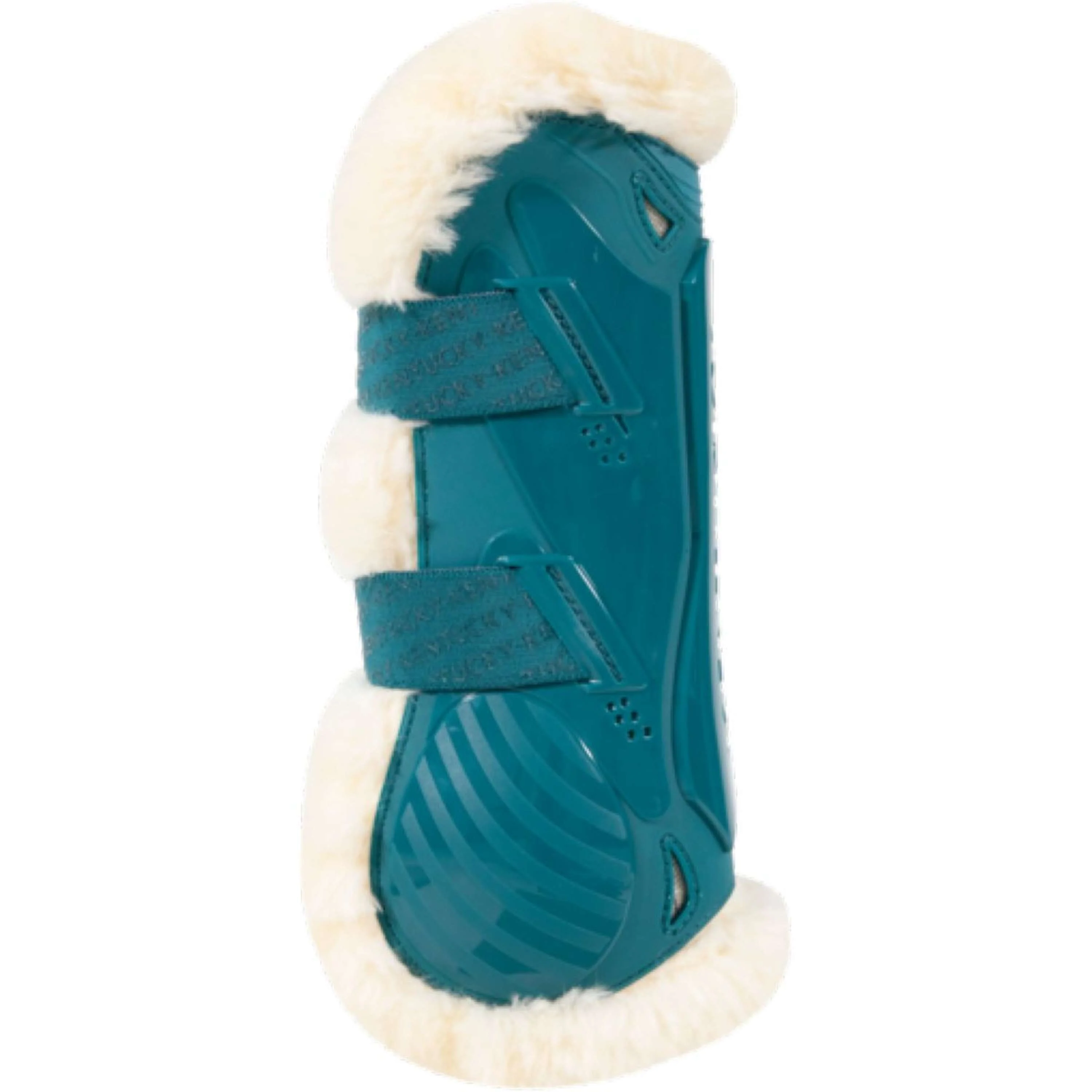 Kentucky Horsewear Protèges-Tendons Bamboo Elastic Vegan Sheepskin Émeraude - Image 5