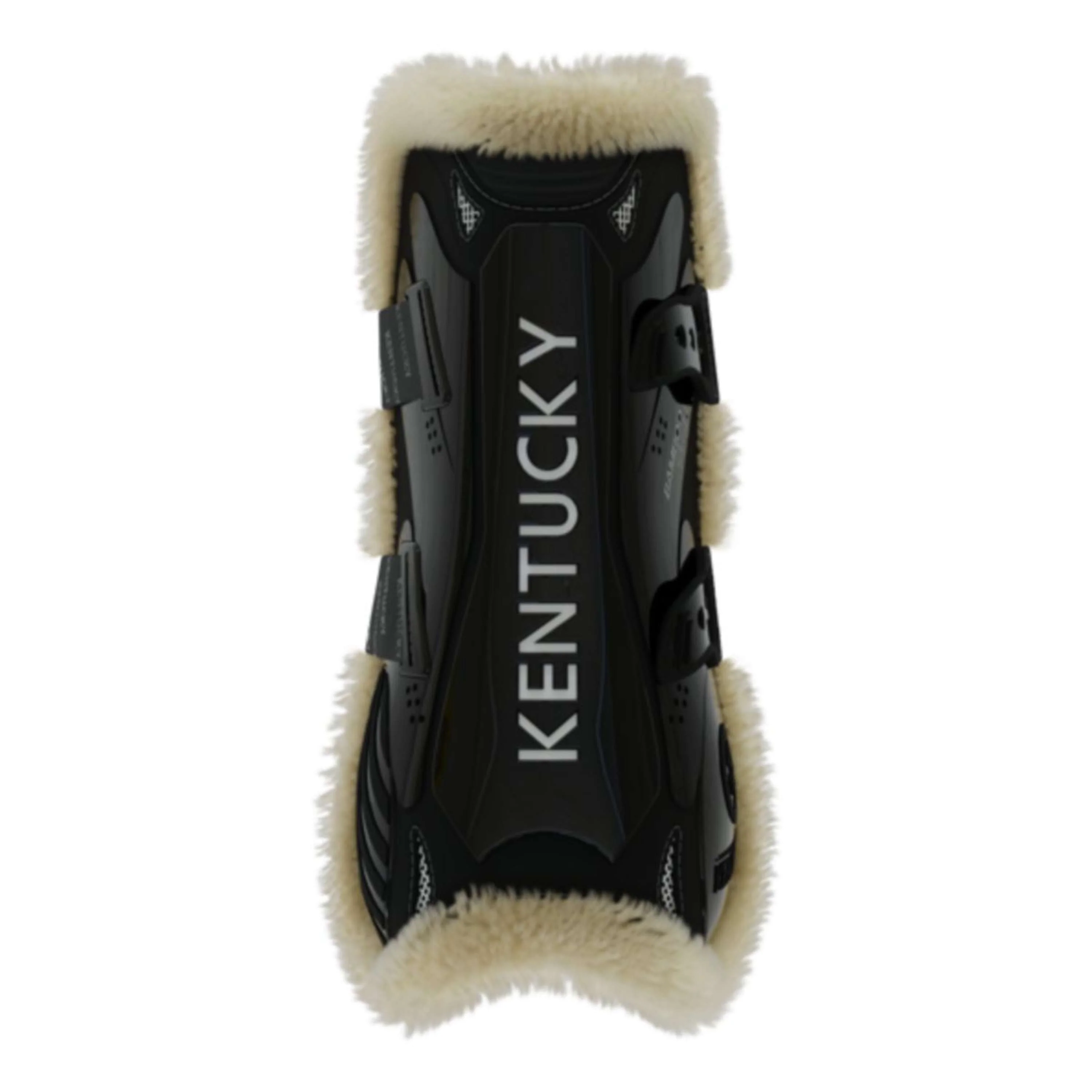 Kentucky Horsewear Protèges-Tendons Bamboo Elastic Vegan Sheepskin Noir - Image 6