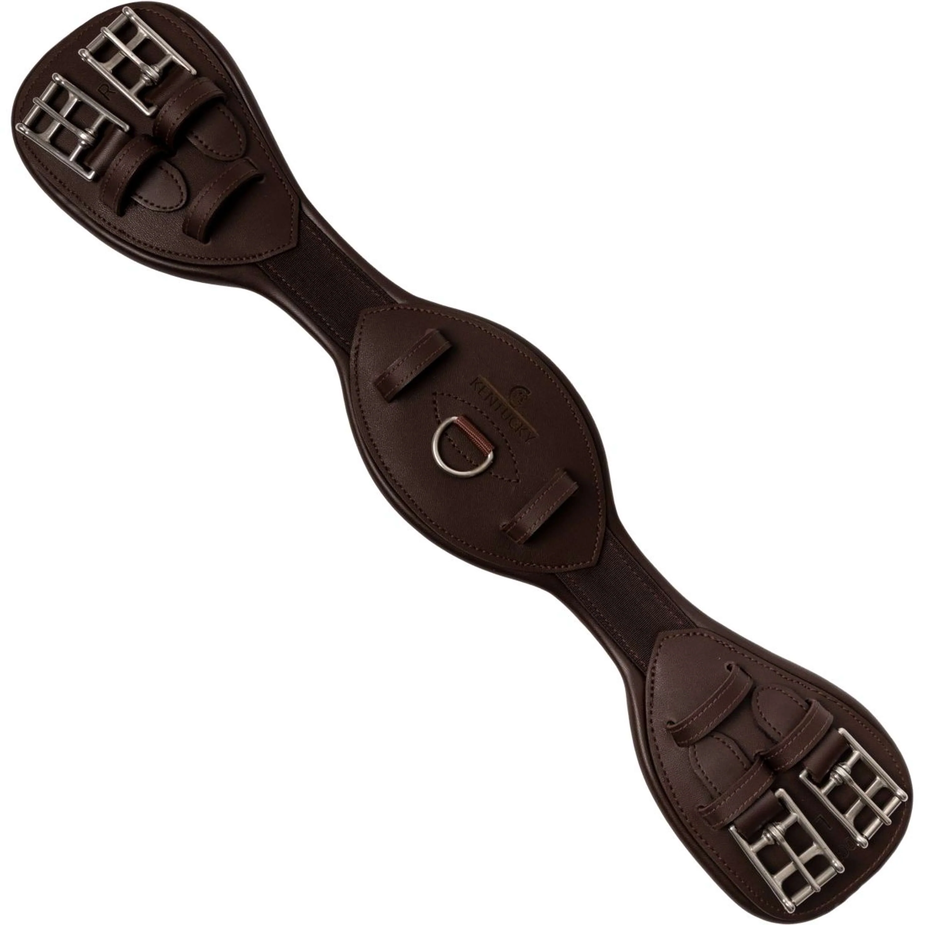 Kentucky Horsewear Sangle de Dressage Anatomic Marron - Image 3
