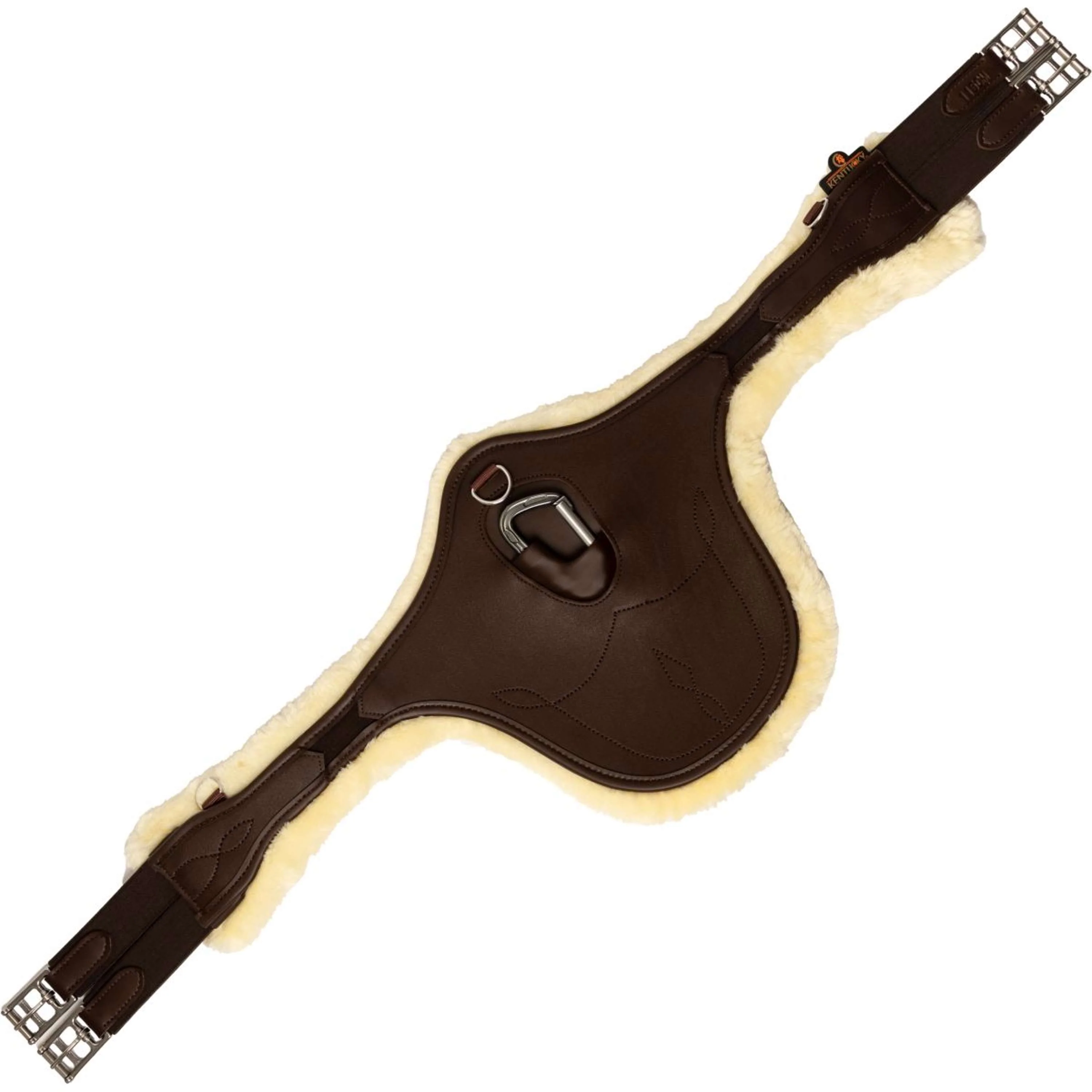 Kentucky Horsewear Sangle d'Obstacle Anatomic Sheepskin Marron - Image 3