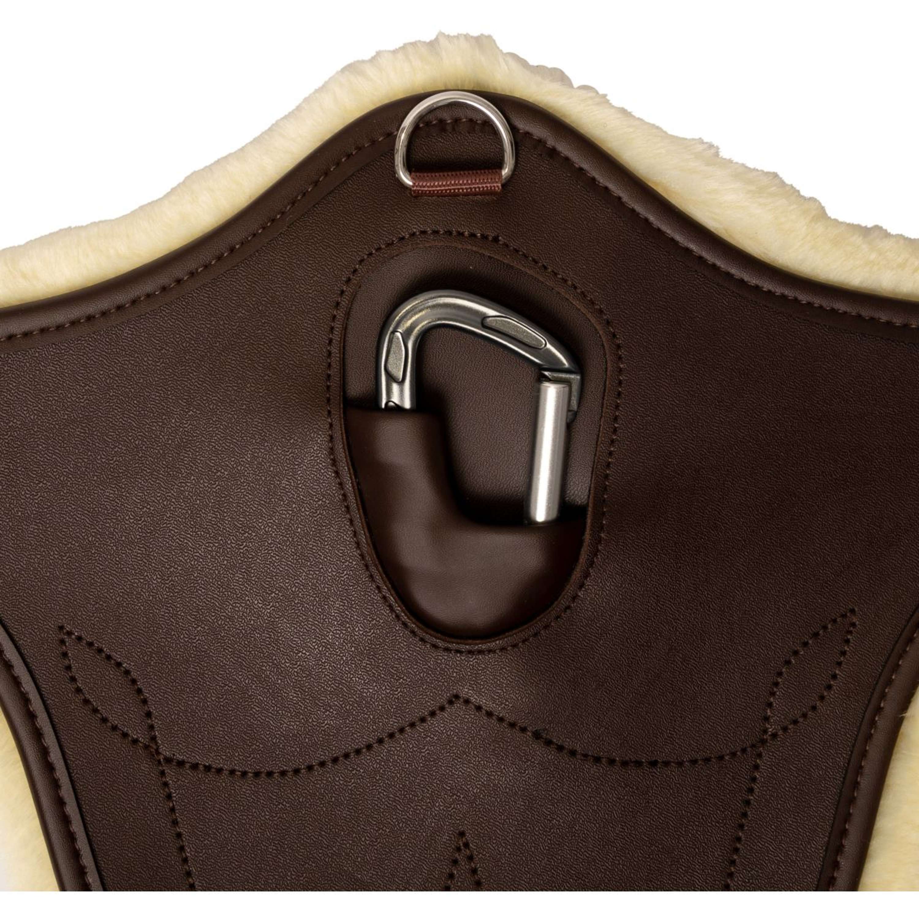 Kentucky Horsewear Sangle d'Obstacle Anatomic Sheepskin Marron - Image 4