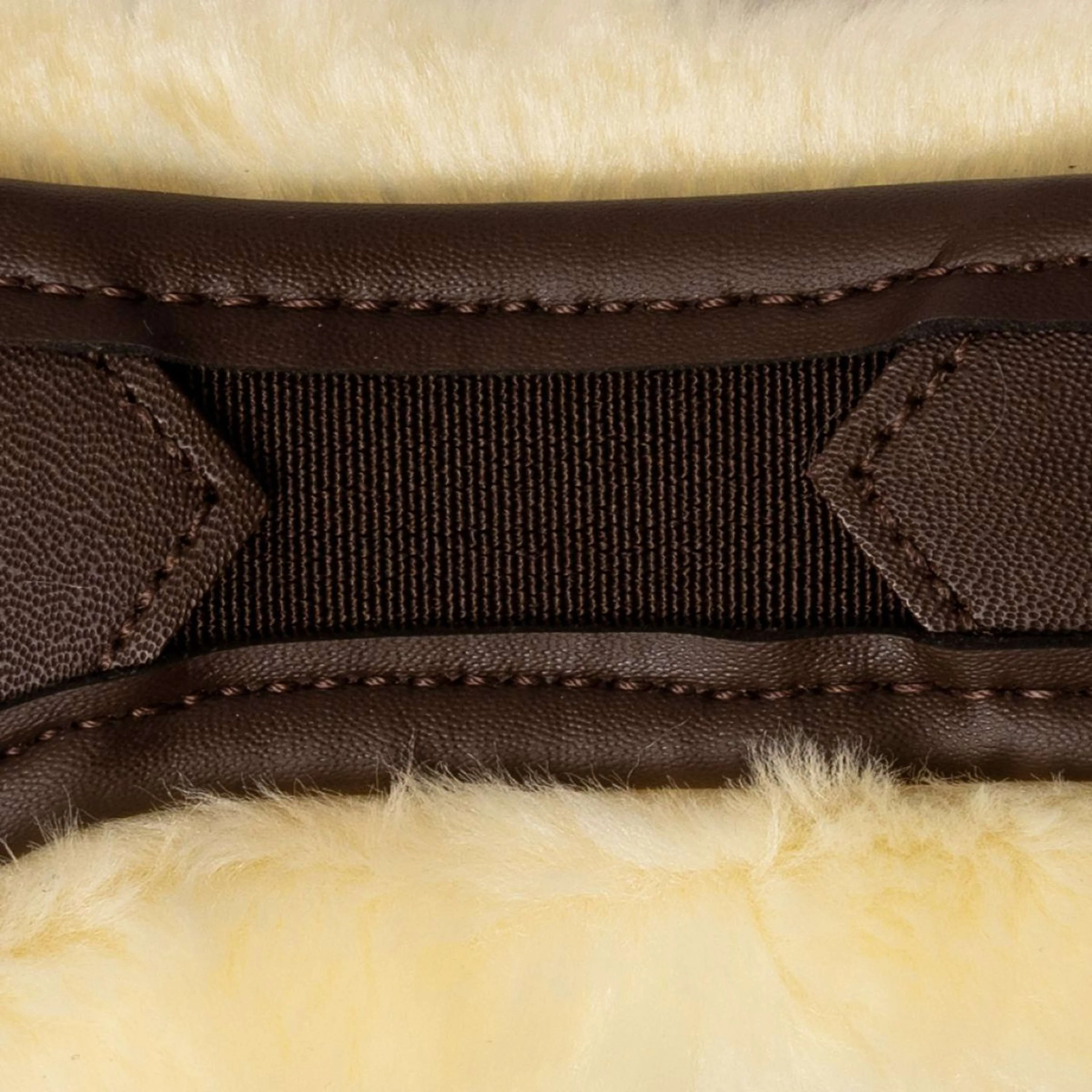 Kentucky Horsewear Sangle d'Obstacle Anatomic Sheepskin Marron - Image 5