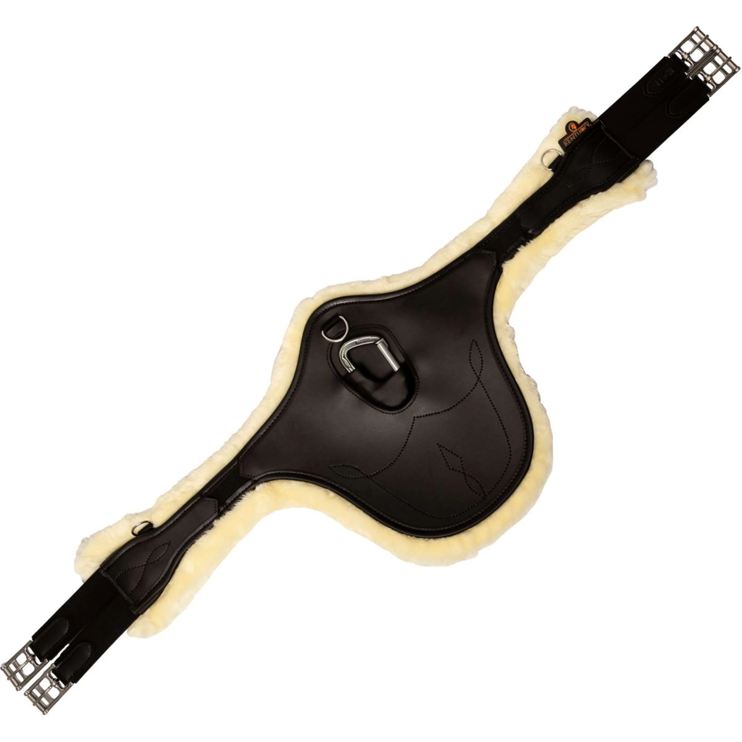 Kentucky Horsewear Sangle d'Obstacle Anatomic Sheepskin Noir - Image 2