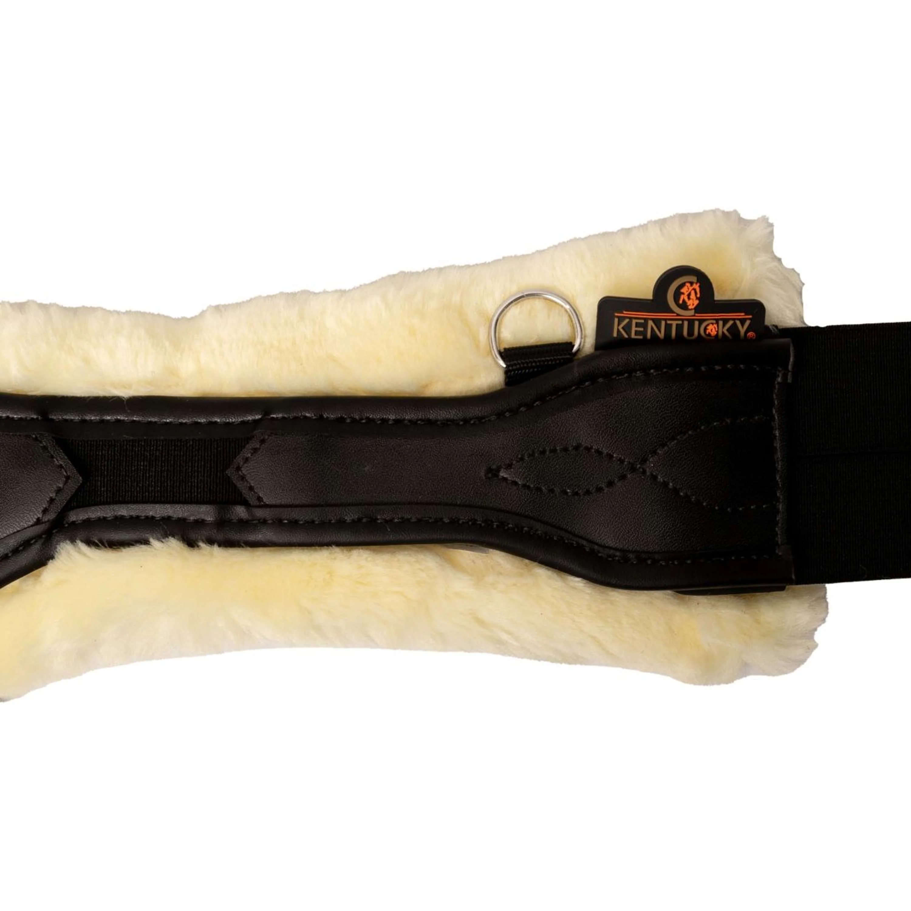 Kentucky Horsewear Sangle d'Obstacle Anatomic Sheepskin Noir - Image 3